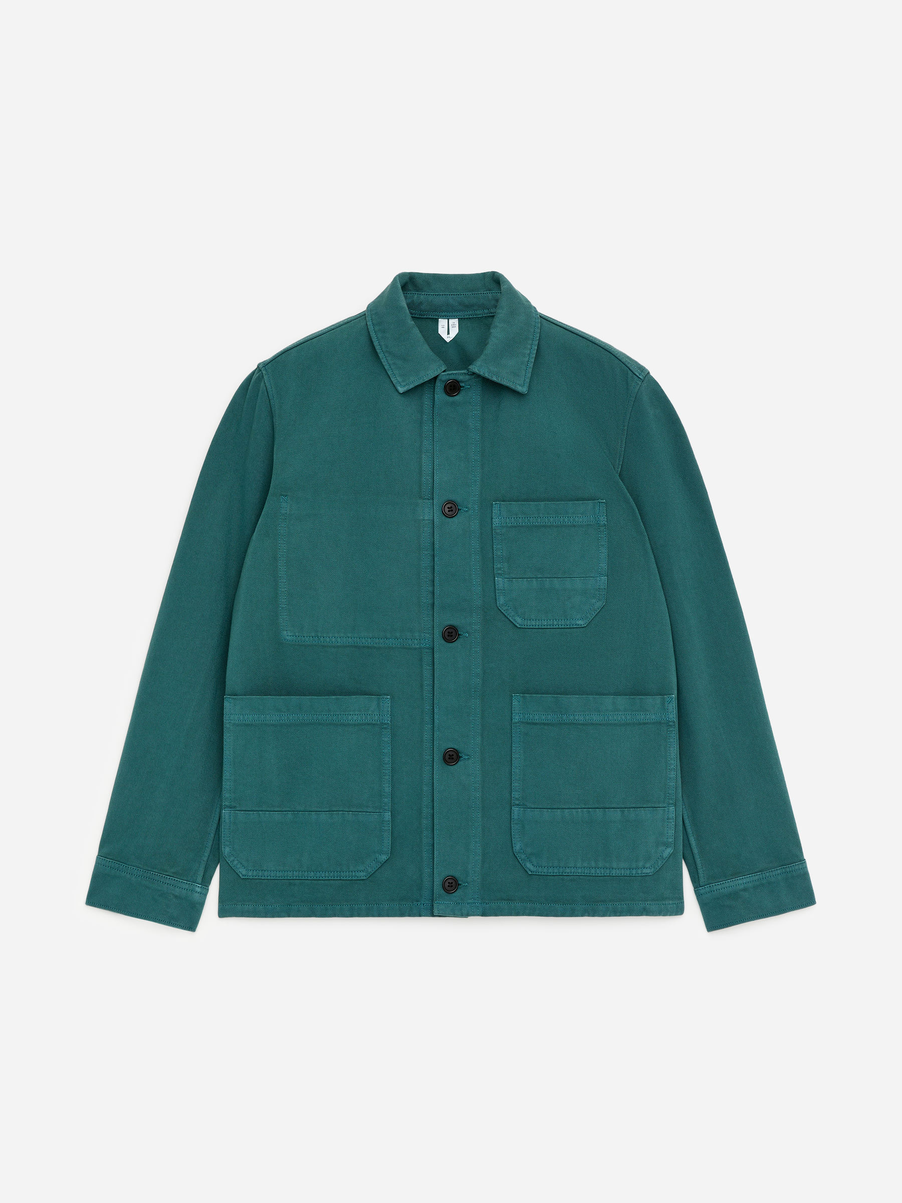 Overdyed-Overshirt aus Twill - Grün - Regular Fit - Herren - StillMedia/DescriptiveStillLife - 1