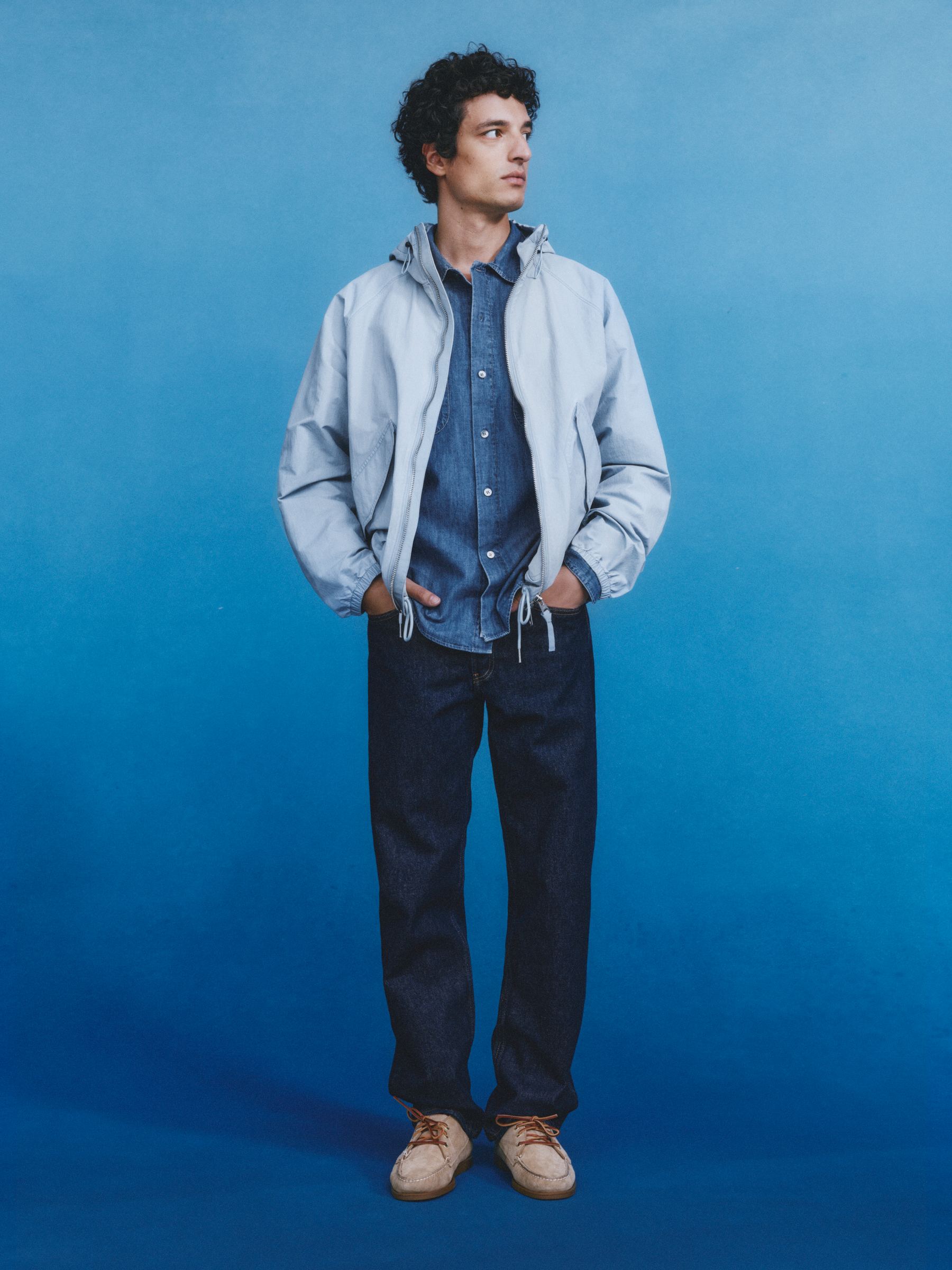 Denim Shirt - Washed Blue - Regular fit - Men - StillMedia/Environmental - 1