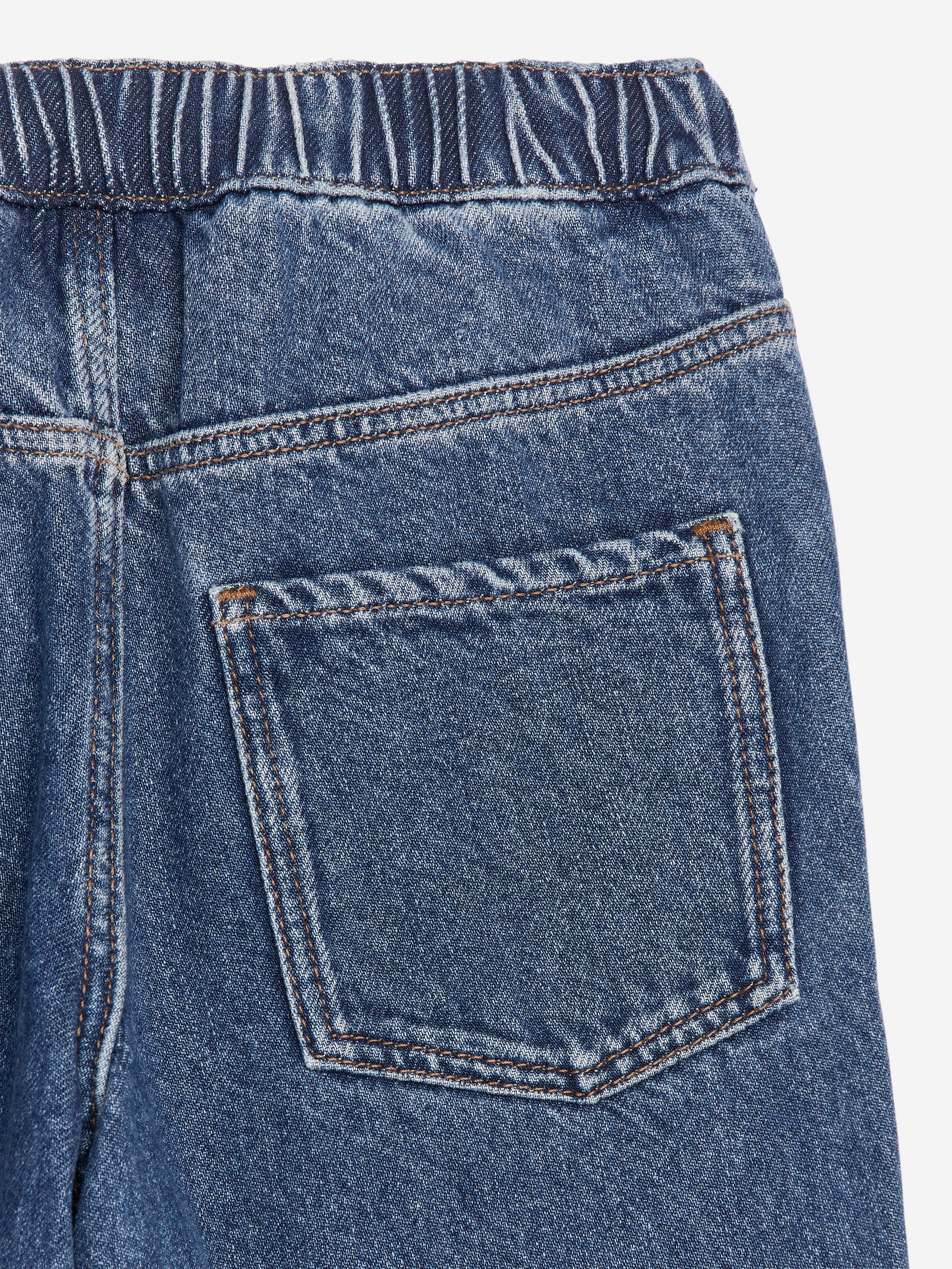 Pantalones denim de cintura elástica - Azul medio - Corte estándar - Children - StillMedia/DescriptiveDetail - 1