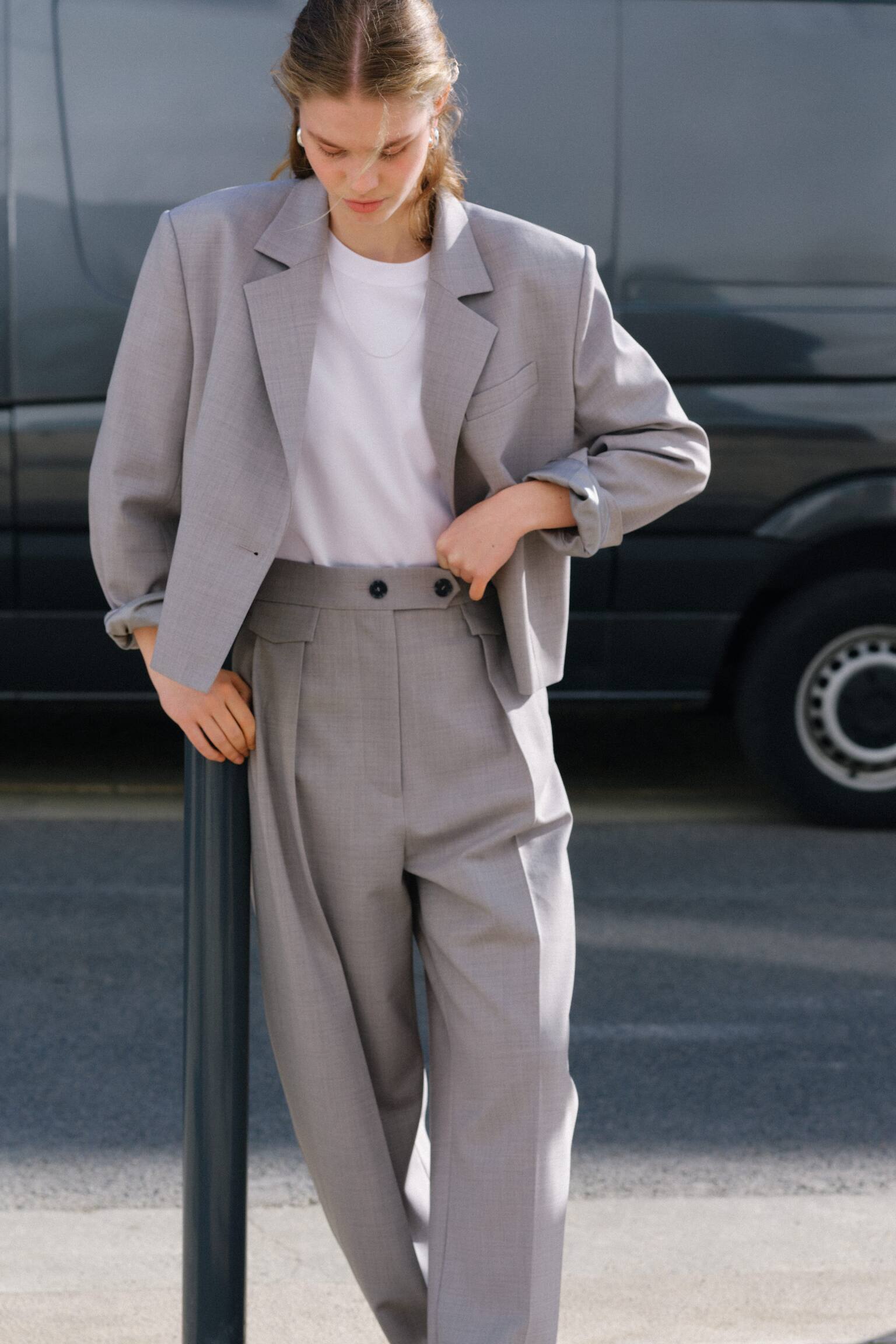 T-shirt en tissu léger LILY - Blanc/Bleu/Blanc/Rouge/Gris chiné/Blanc/Bleu foncé/Noir/Rose/Violet/Rouge/Blanc/Rose - 9