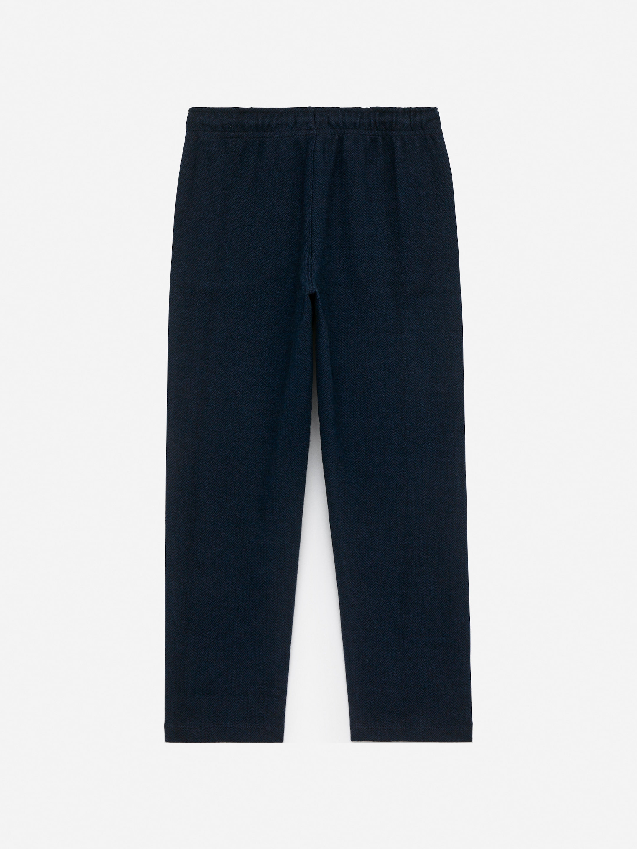 Fiskbensmönstrade sweatpants - Mörkblå - Relaxed fit - Children - StillMedia/DescriptiveStillLife - 2