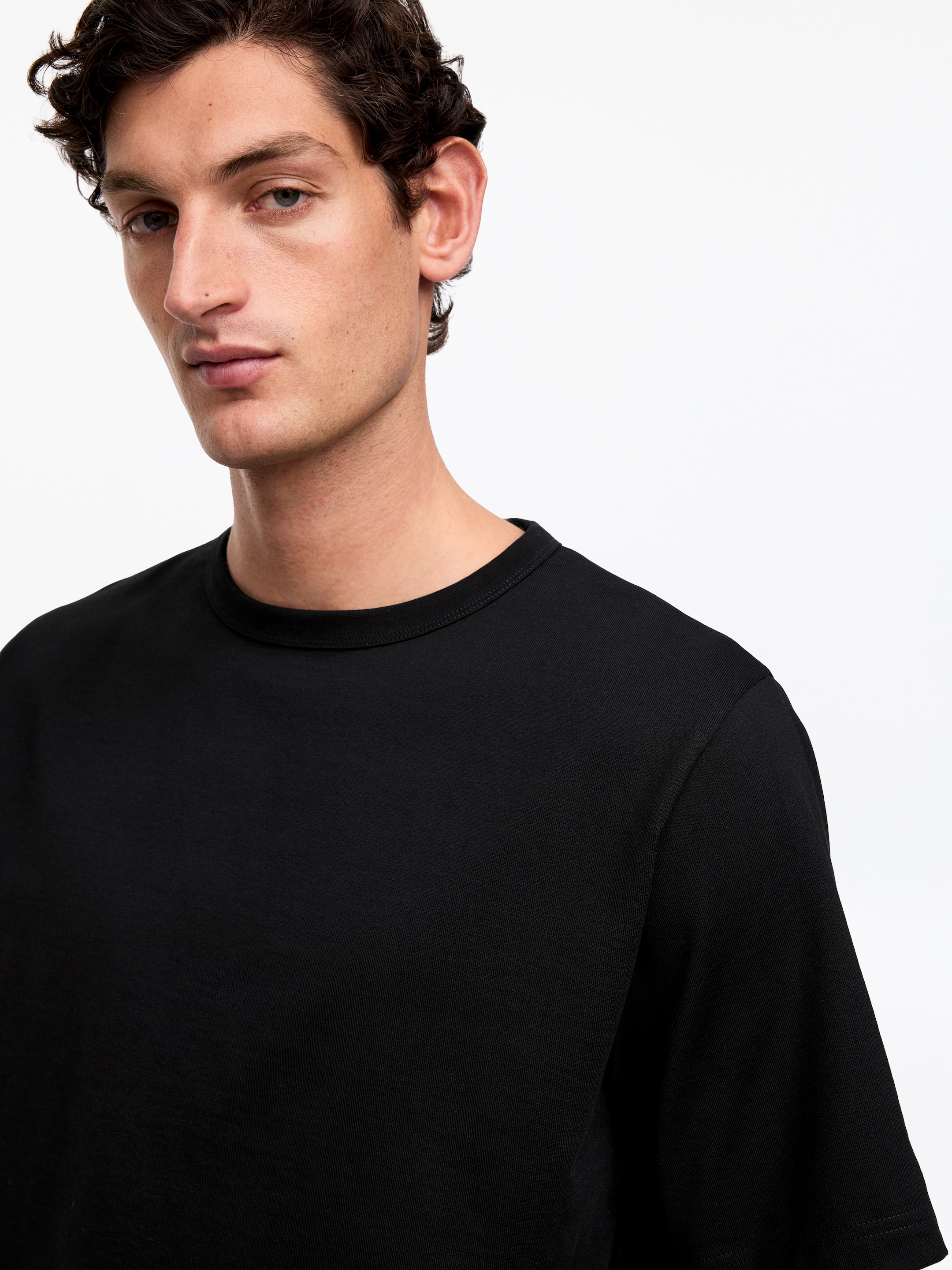 270 GSM Oversized T-Shirt - Svart - Relaxed fit - Men - StillMedia/Lookbook - 18