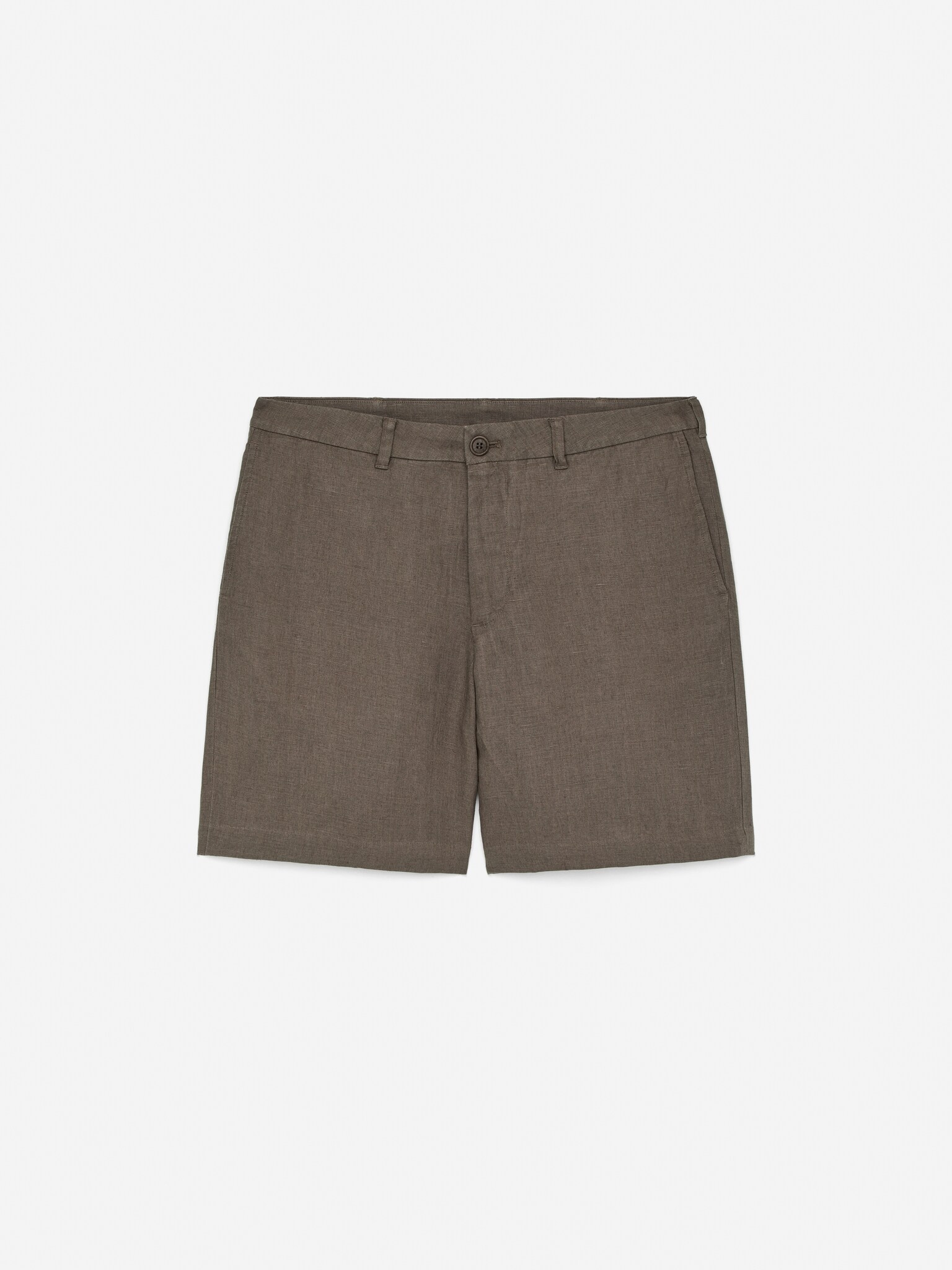 Short en lin - Taupe - 2