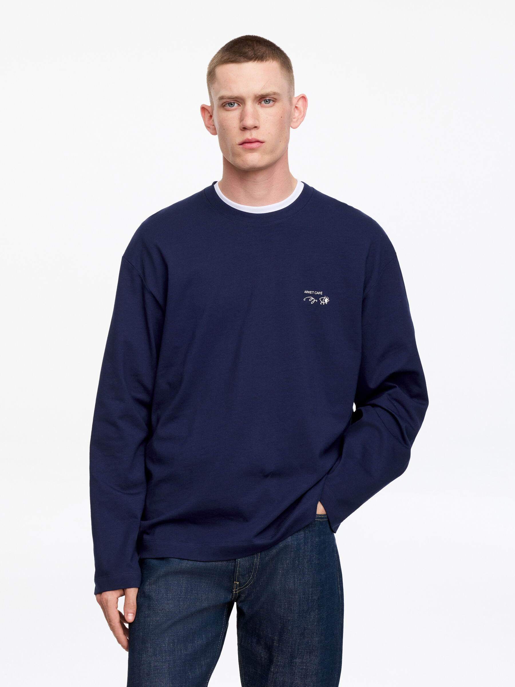 ARKET CAFÉ Long sleeve T-Shirt-#21273C-19330