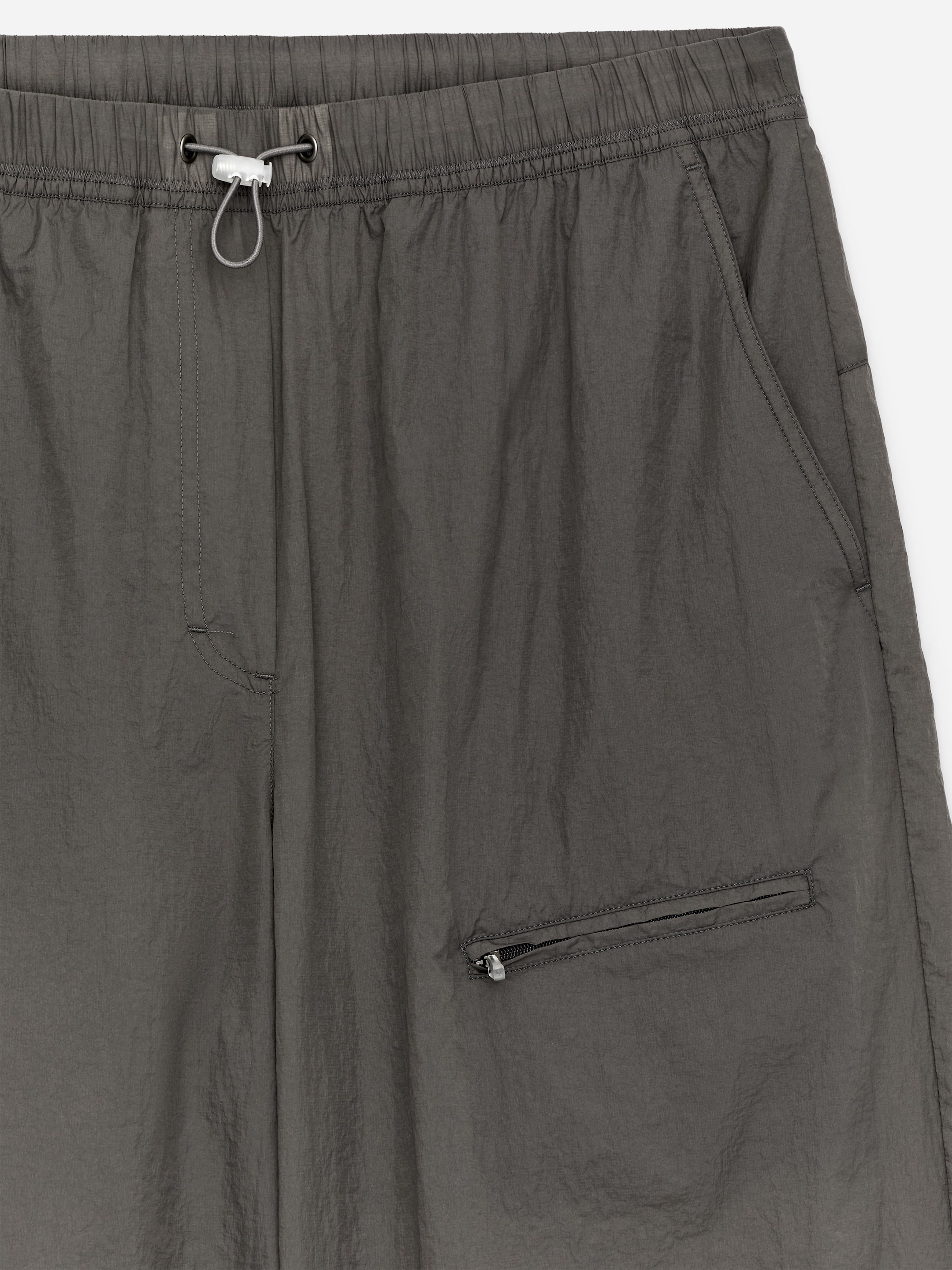 Sheer Ripstop Trousers - Dark Grey - Oversized - Women - StillMedia/DescriptiveDetail - 2