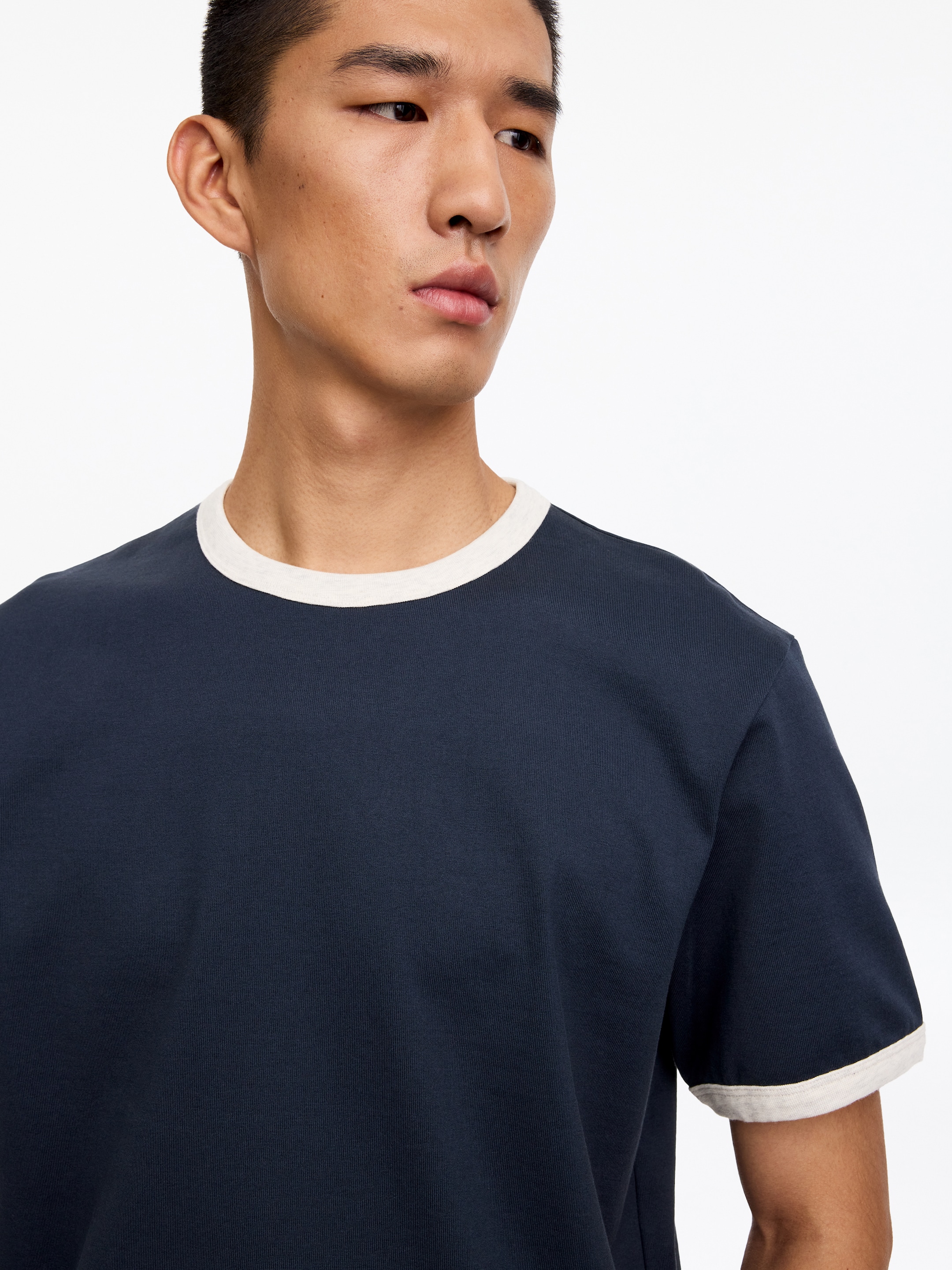 Camiseta entallada - Azul oscuro - Corte estándar - men - StillMedia/Lookbook - 8