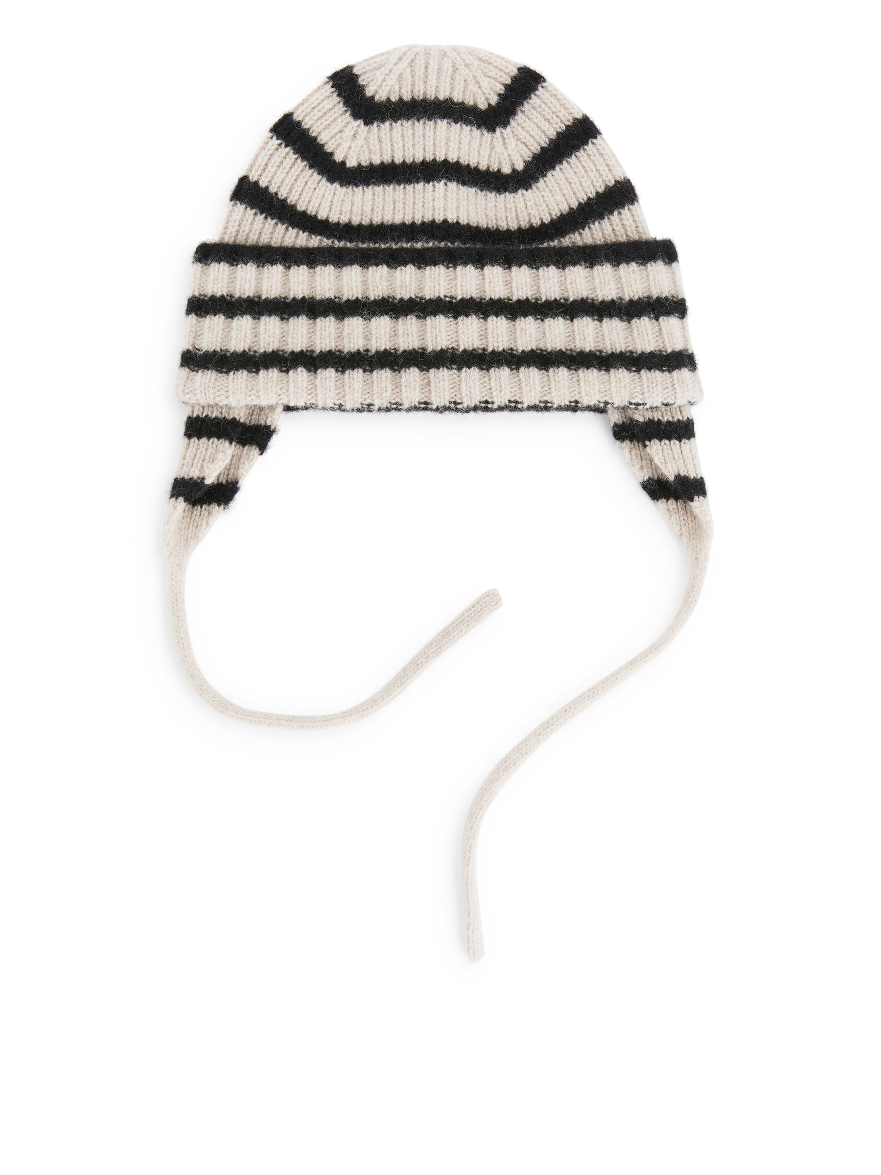 Woll-Beanie - Beige/Schwarz - Kinder - StillMedia/DescriptiveStillLife - 1