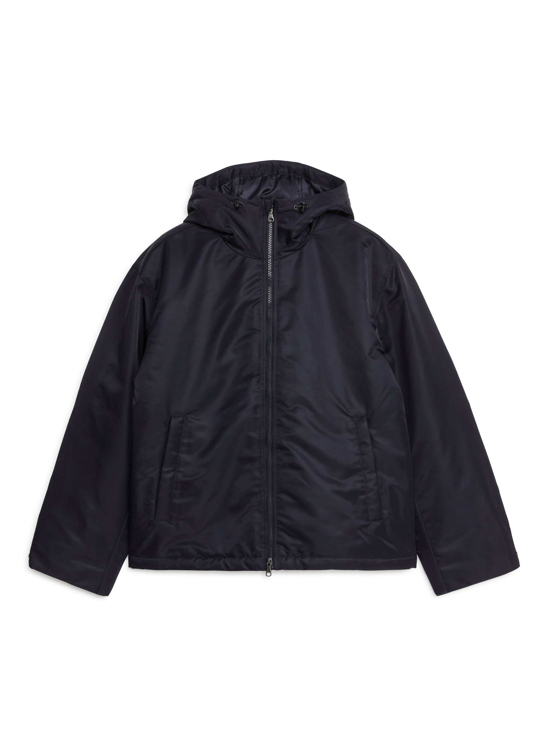 Active Hooded Jacket - Blackish Blue - Regular fit - Men - StillMedia/DescriptiveStillLife - 1