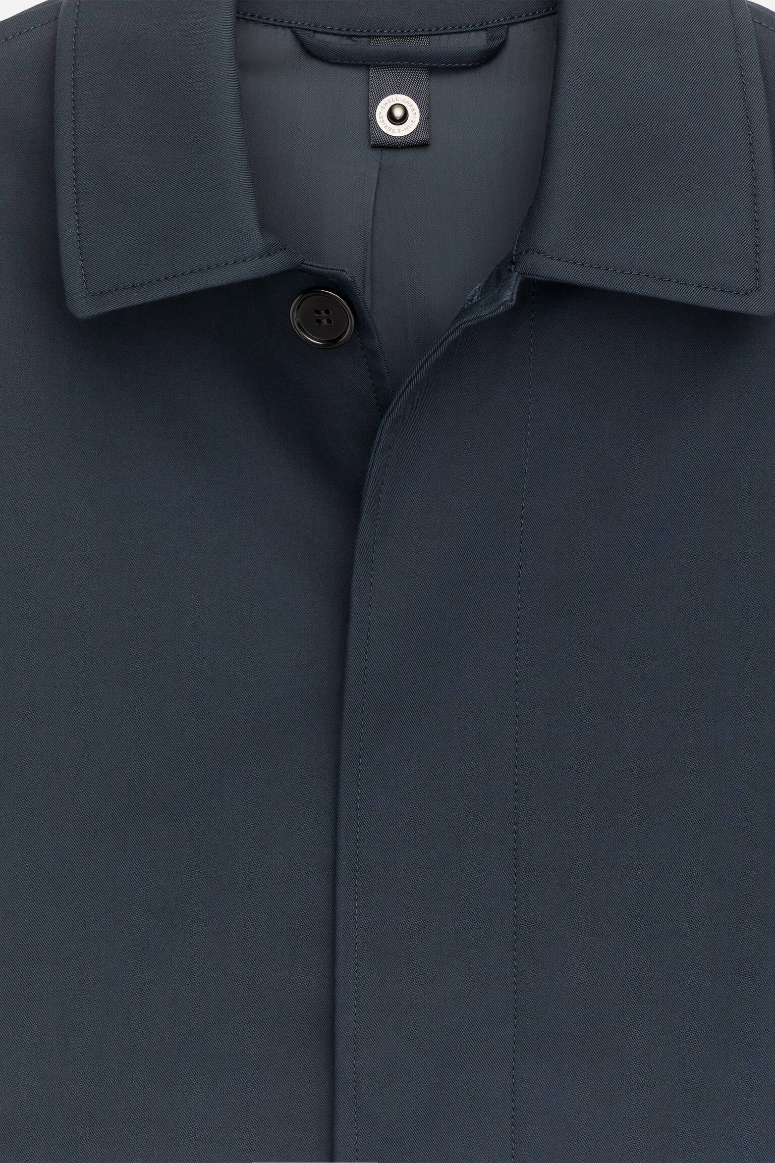 Pardessus décontracté en coton - Bleu foncé - 8