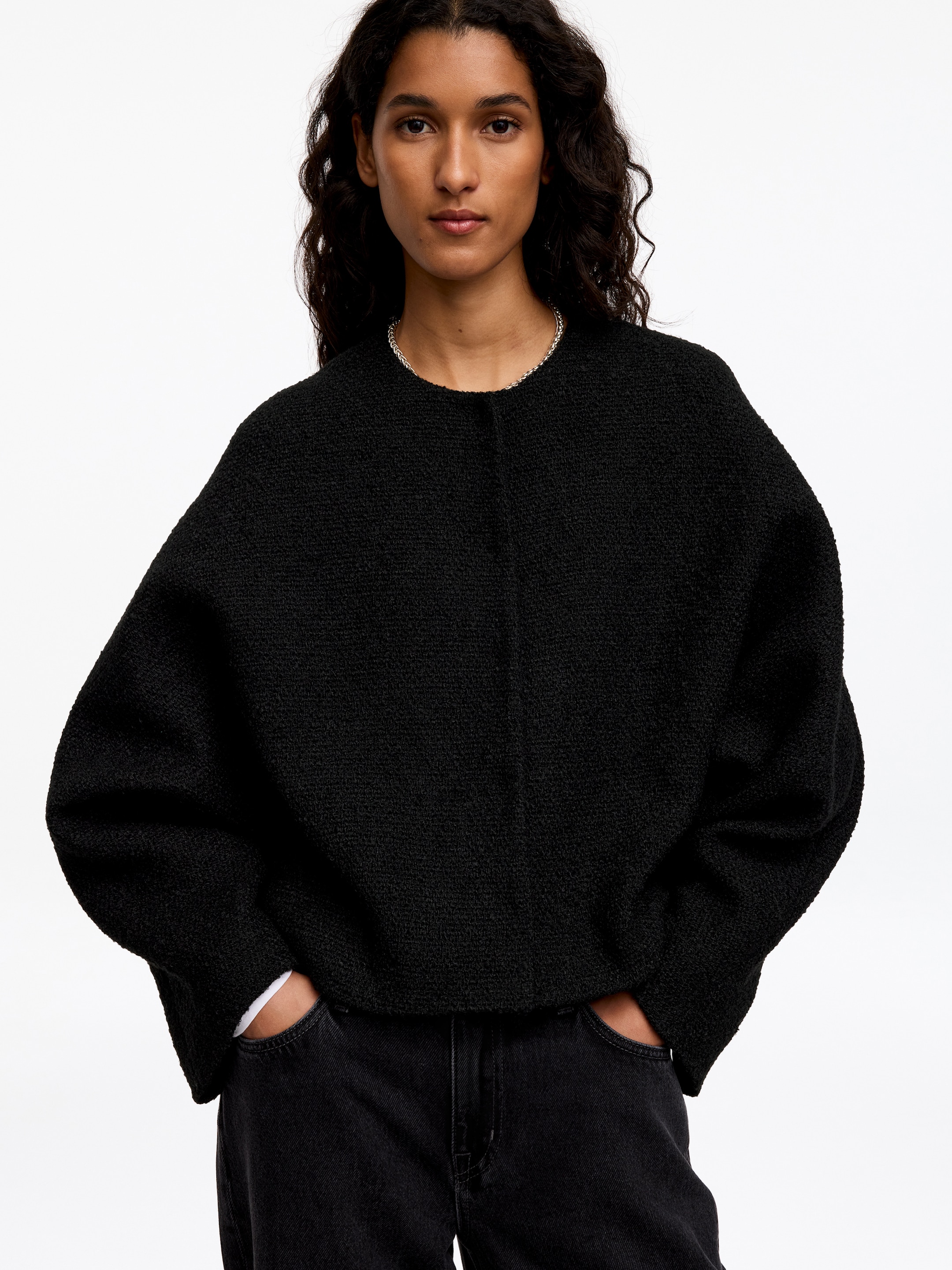 Giacca con maniche raglan - Nero - Regular fit - women - StillMedia/Lookbook - 5