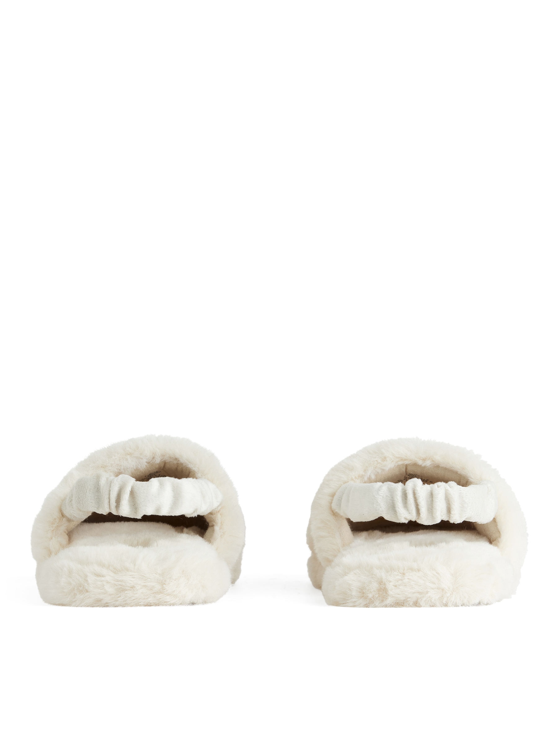 Hausschuhe aus Teddystoff - Cremeweiß - Kinder - StillMedia/DescriptiveStillLife - 1