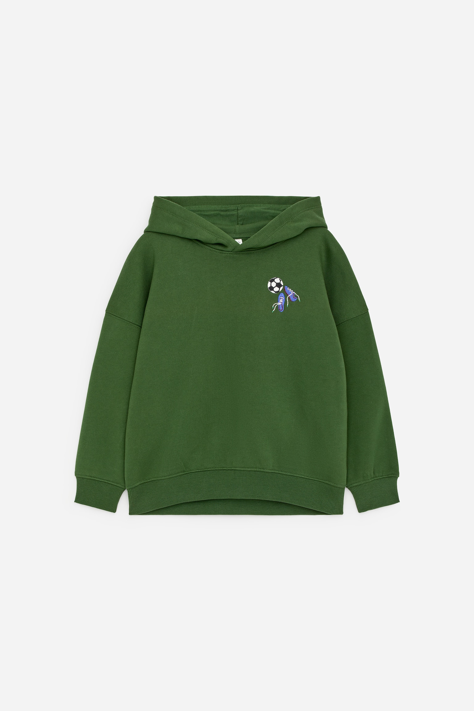Sudadera con capucha de alto gramaje - Verde oscuro - 1