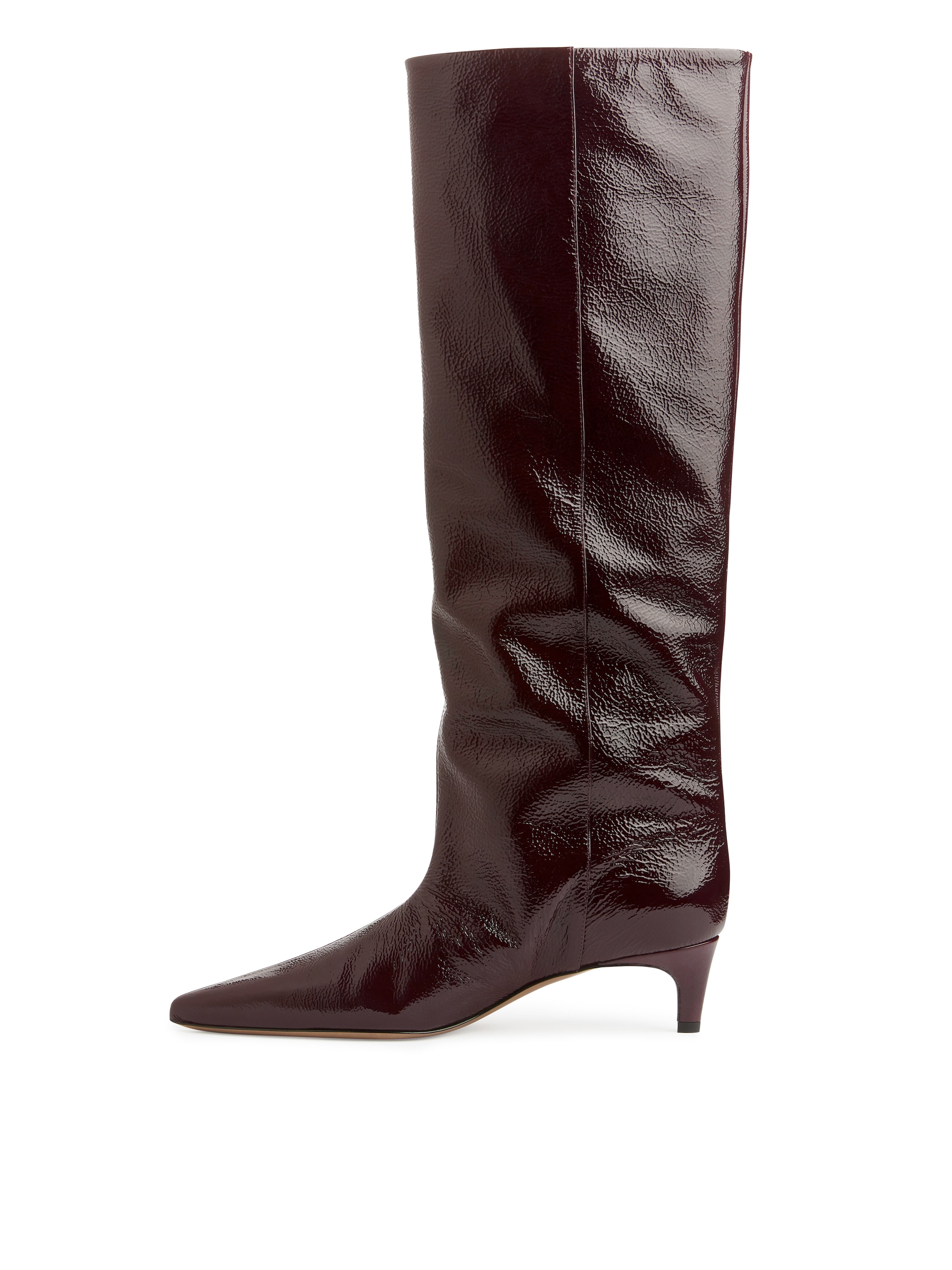 Botas puntiagudas con tacón "kitten heel" - Rojo oscuro - Women - StillMedia/DescriptiveStillLife - 2