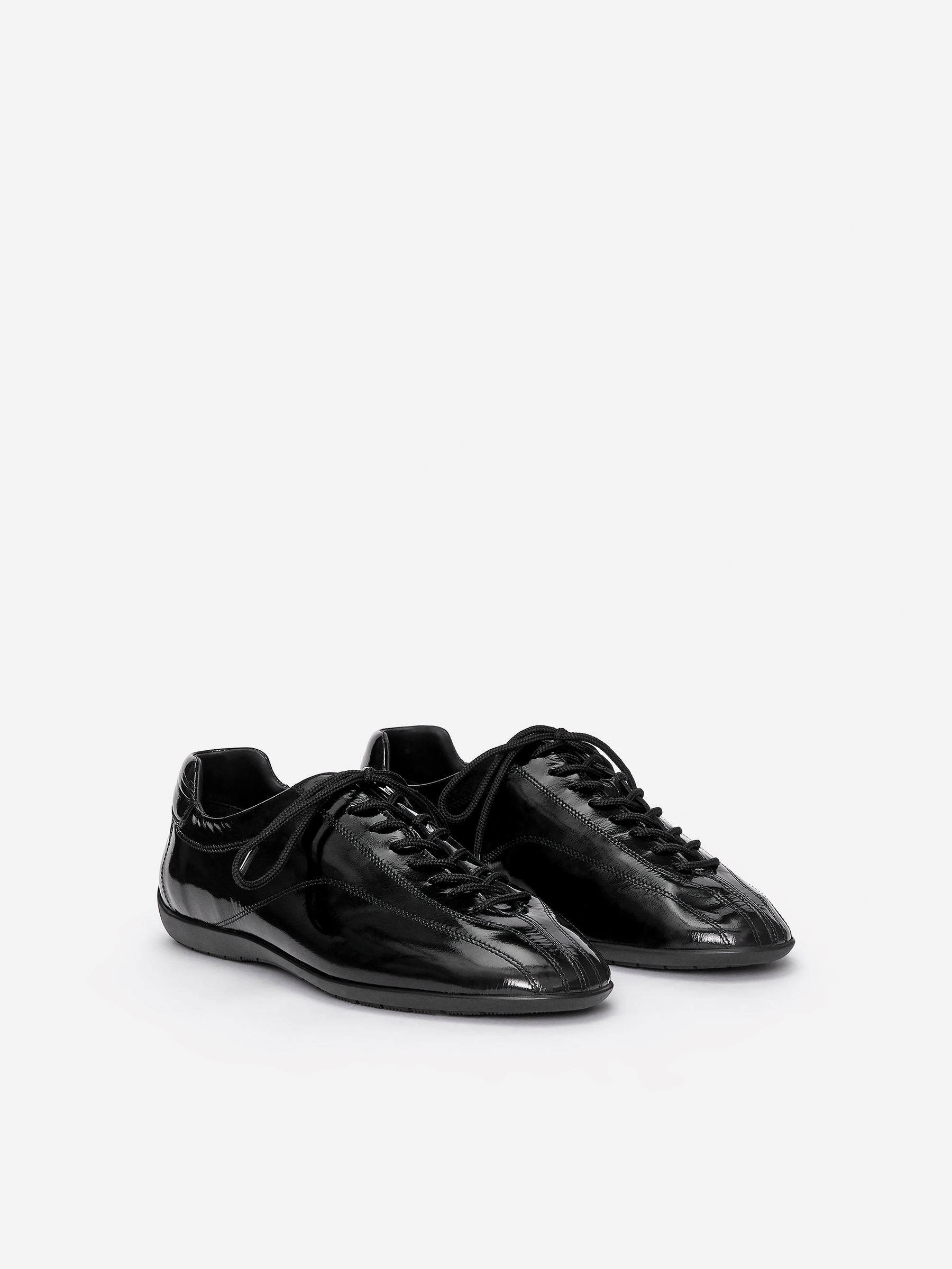 Leather Trainers - Black - Women - StillMedia/DescriptiveStillLife - 5