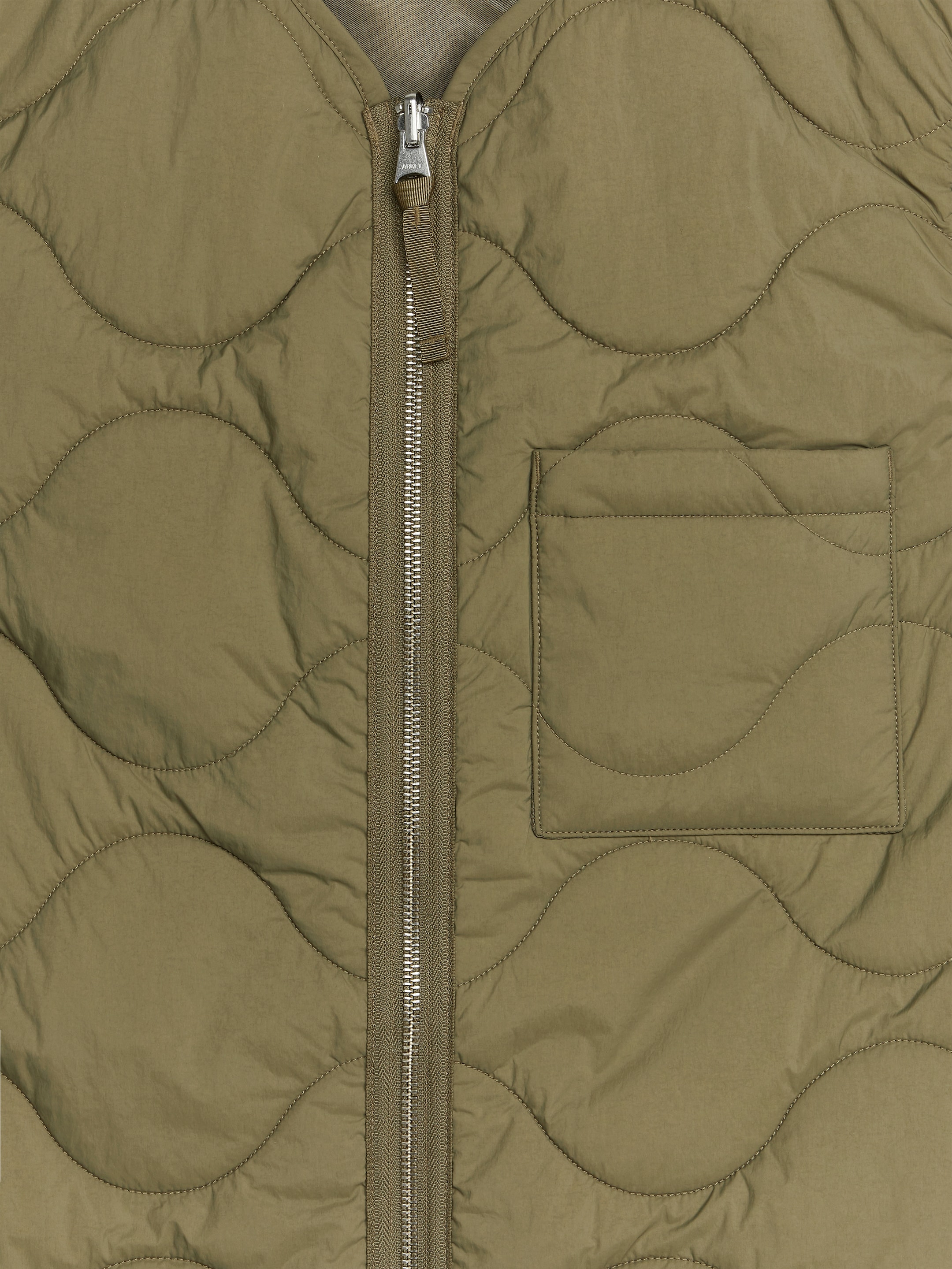 2-in-1 Quilted Liner Vest - Khaki Green - Regular fit - Men - StillMedia/DescriptiveDetail - 1