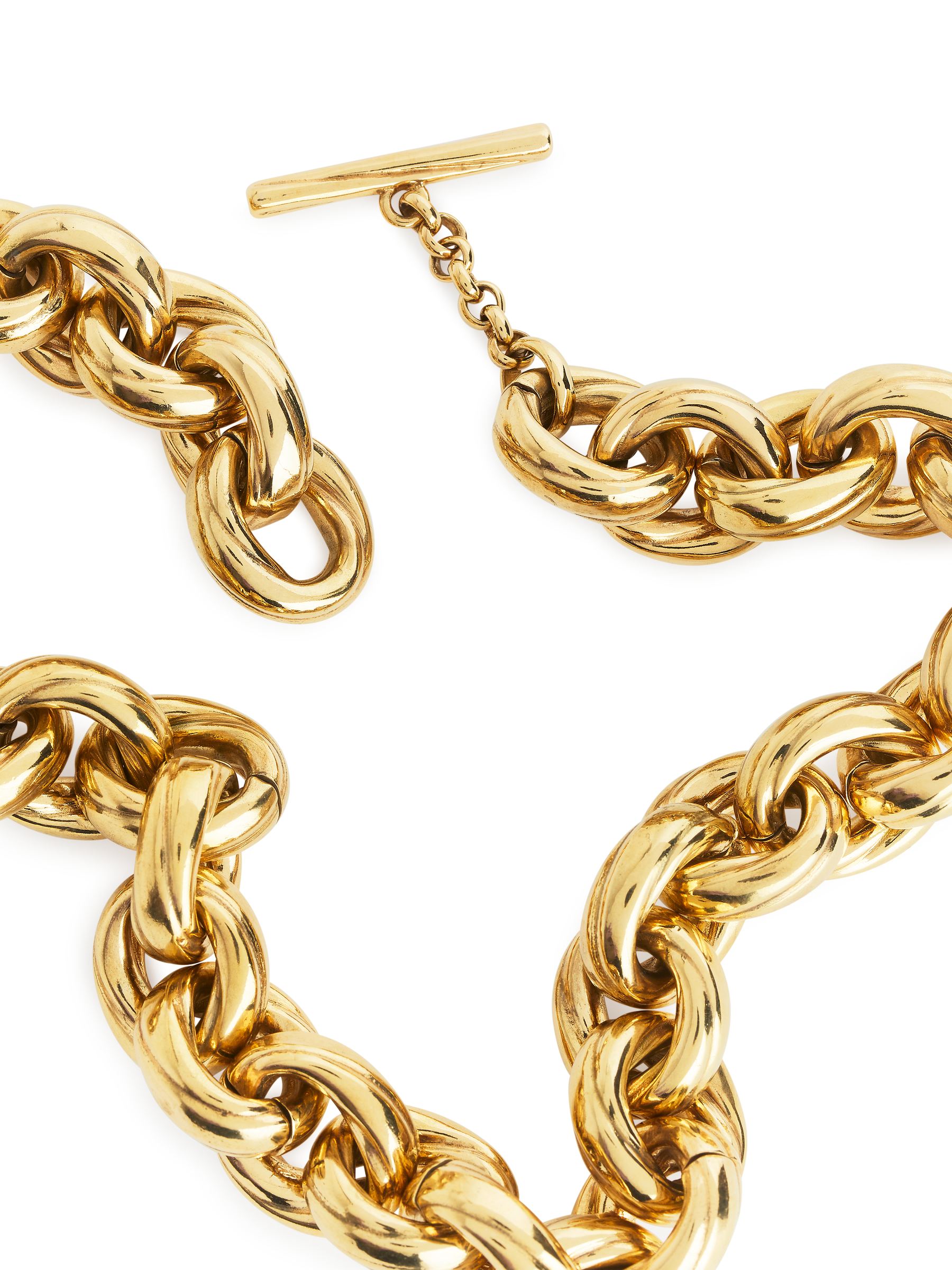 Chunky Gold-Plated Necklace - Gold - Women - StillMedia/DescriptiveDetail - 2