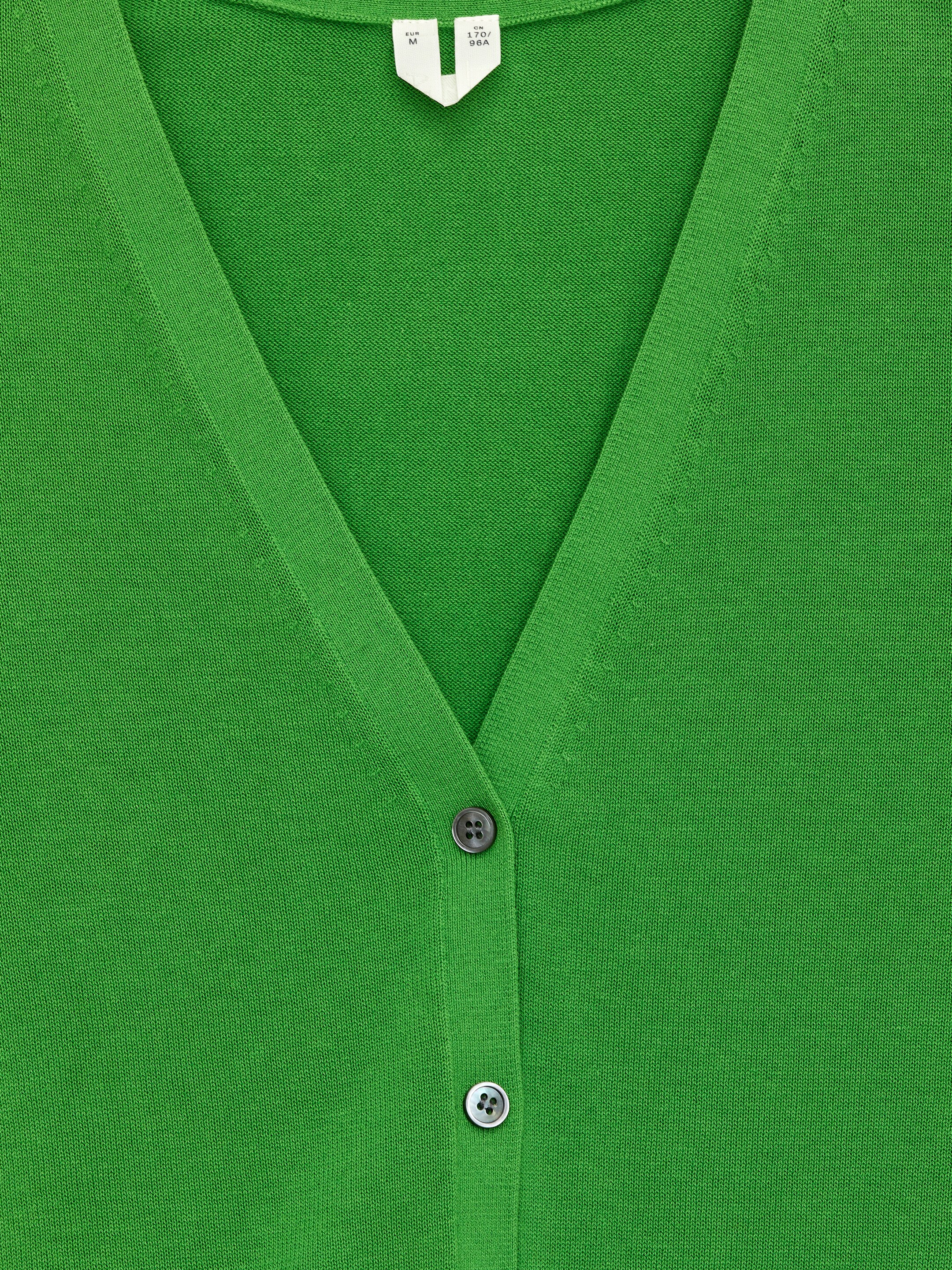 Agrandir l'image: Cardigan à manches courtes - Vert - FEMME | H&M BE 7