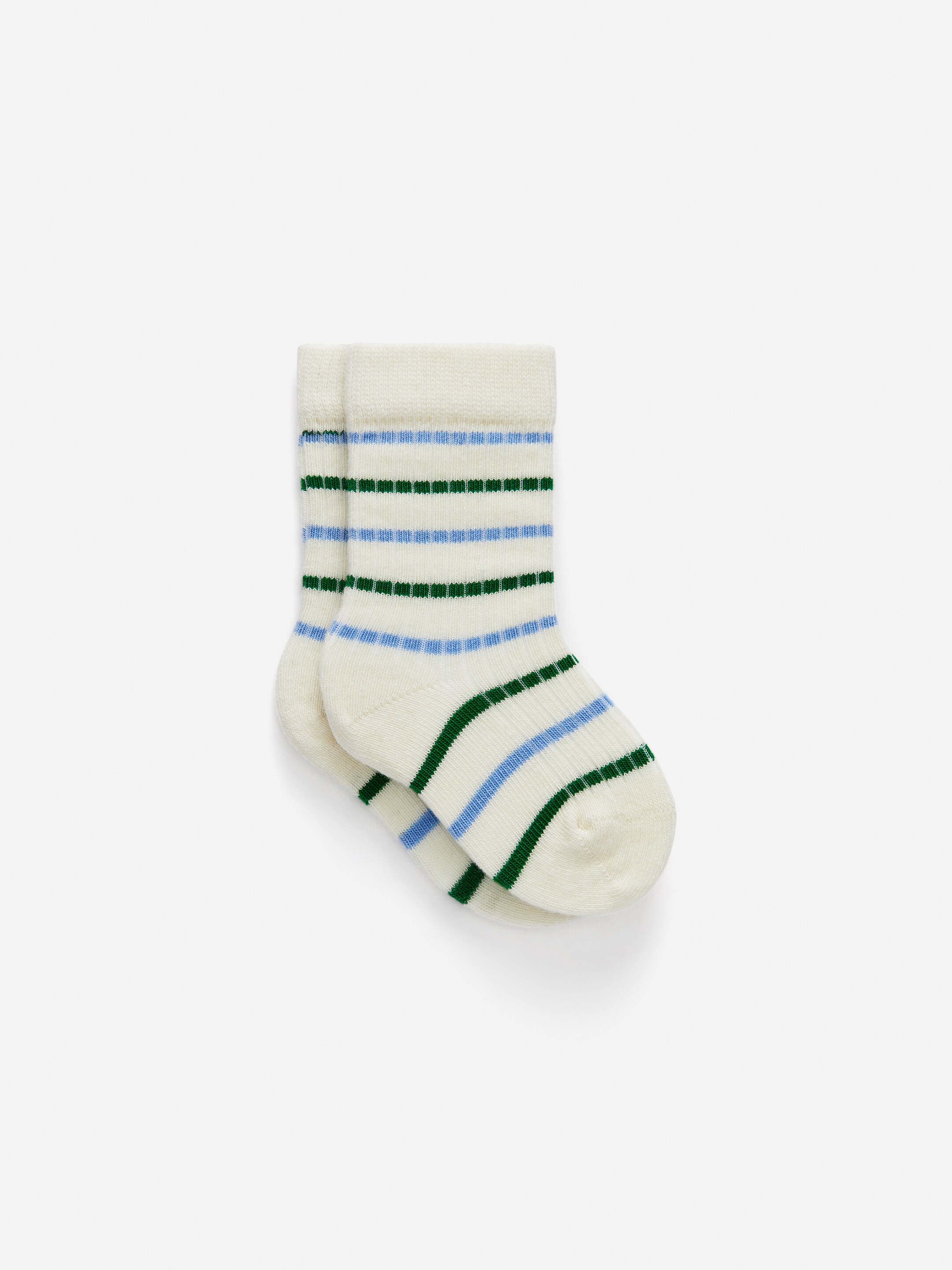 Grösseres Bild ansehen: 5 Paar Rippstricksocken für Babys - Grün/Blau - KINDER | H&M CH 4