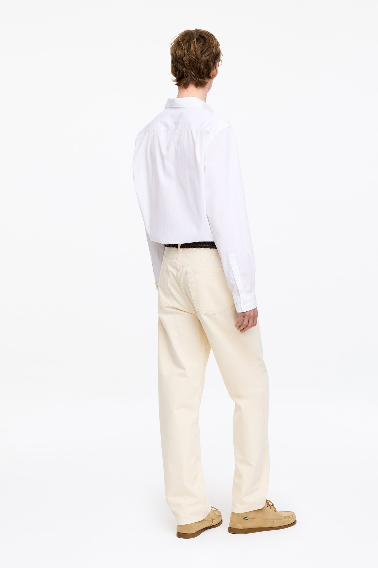 CREEK Relaxed Barrel Jeans - Ecru/Blå - 6