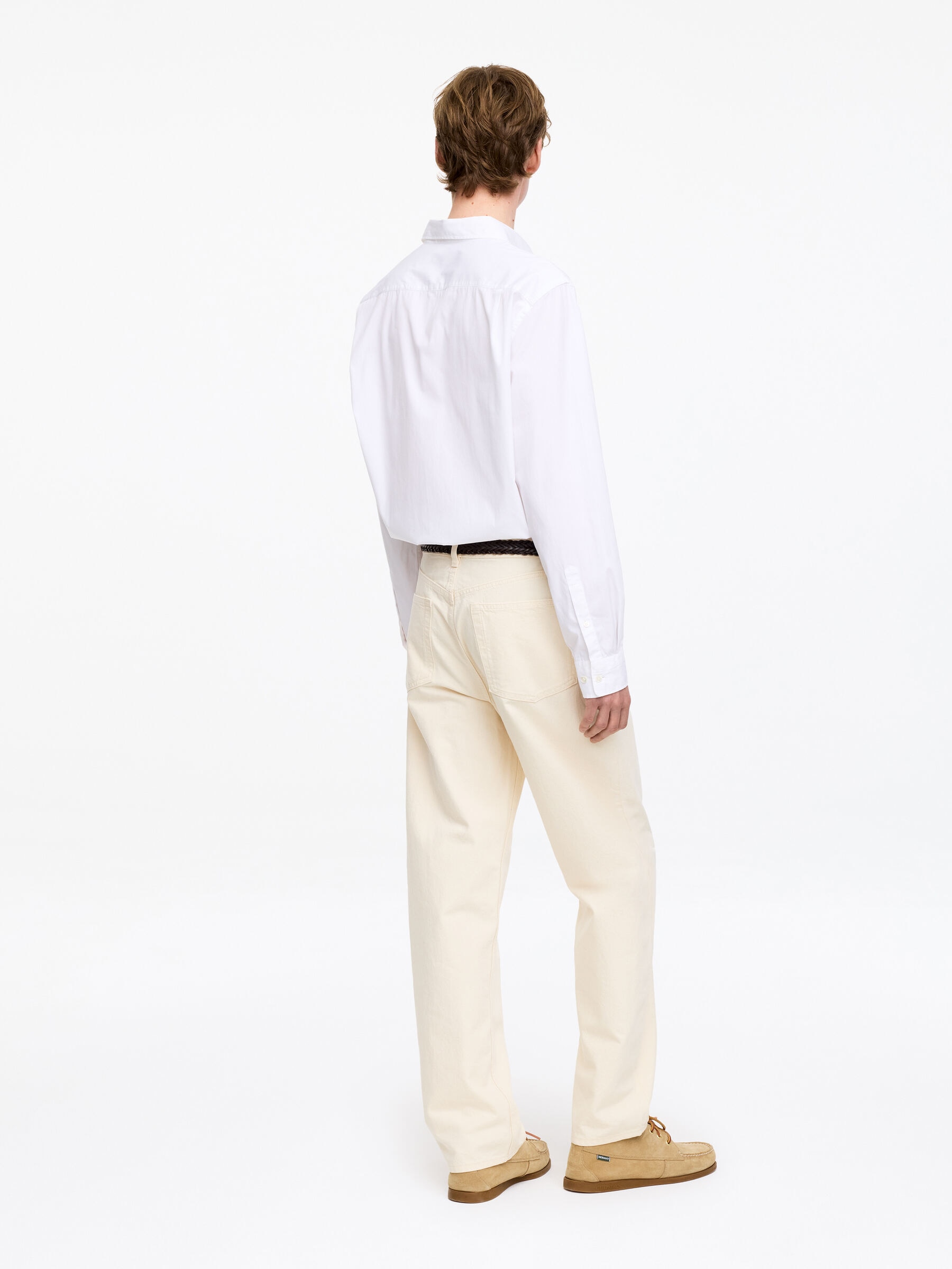 CREEK Relaxed Barrel Jeans - Ecru - Relaxed fit - Men - StillMedia/Lookbook - 5