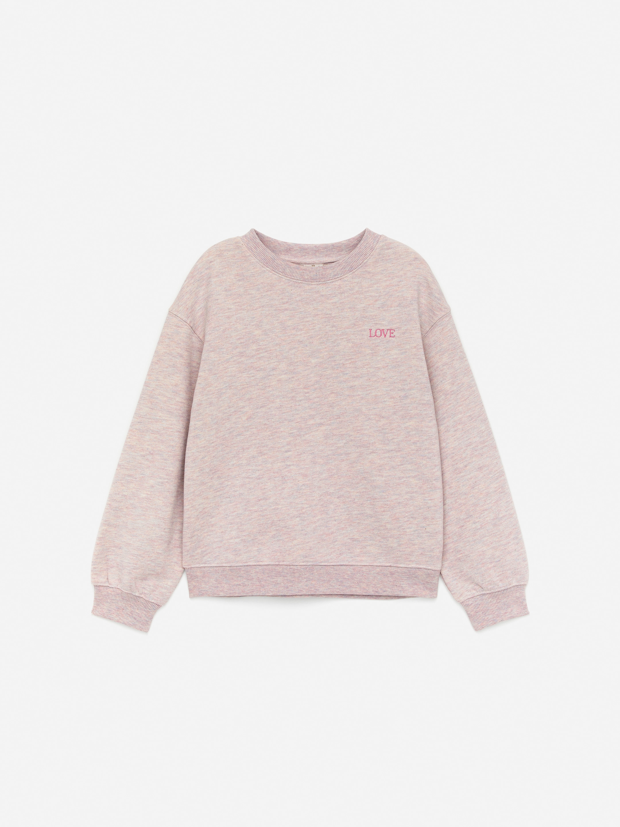 Sweatshirt mit Stickerei - Rosa meliert - Relaxed Fit - Kinder - StillMedia/DescriptiveStillLife - 2