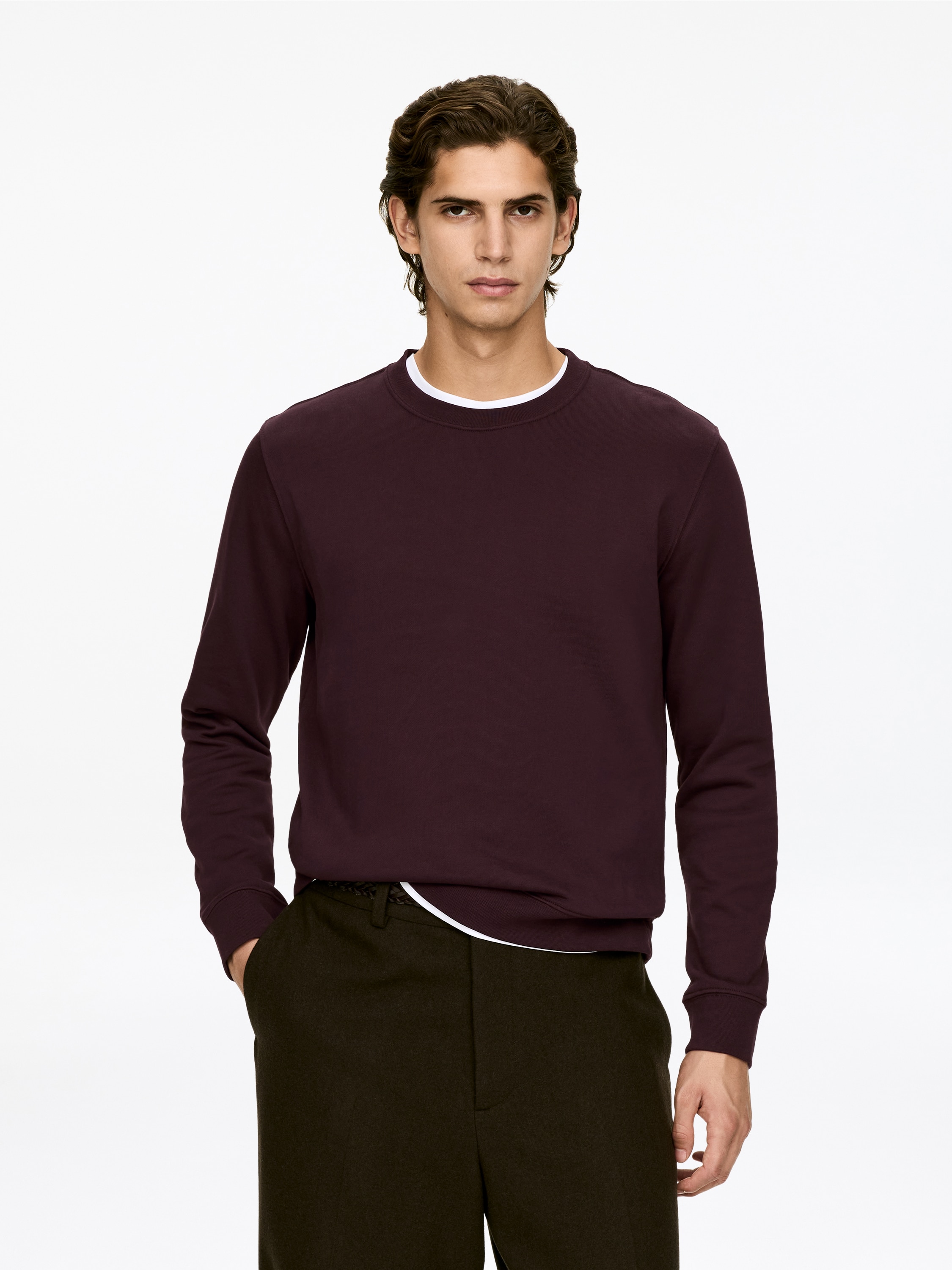 Sudadera de gramaje medio - Burdeos/Negro/Gris/Azul empolvado/Azul oscuro