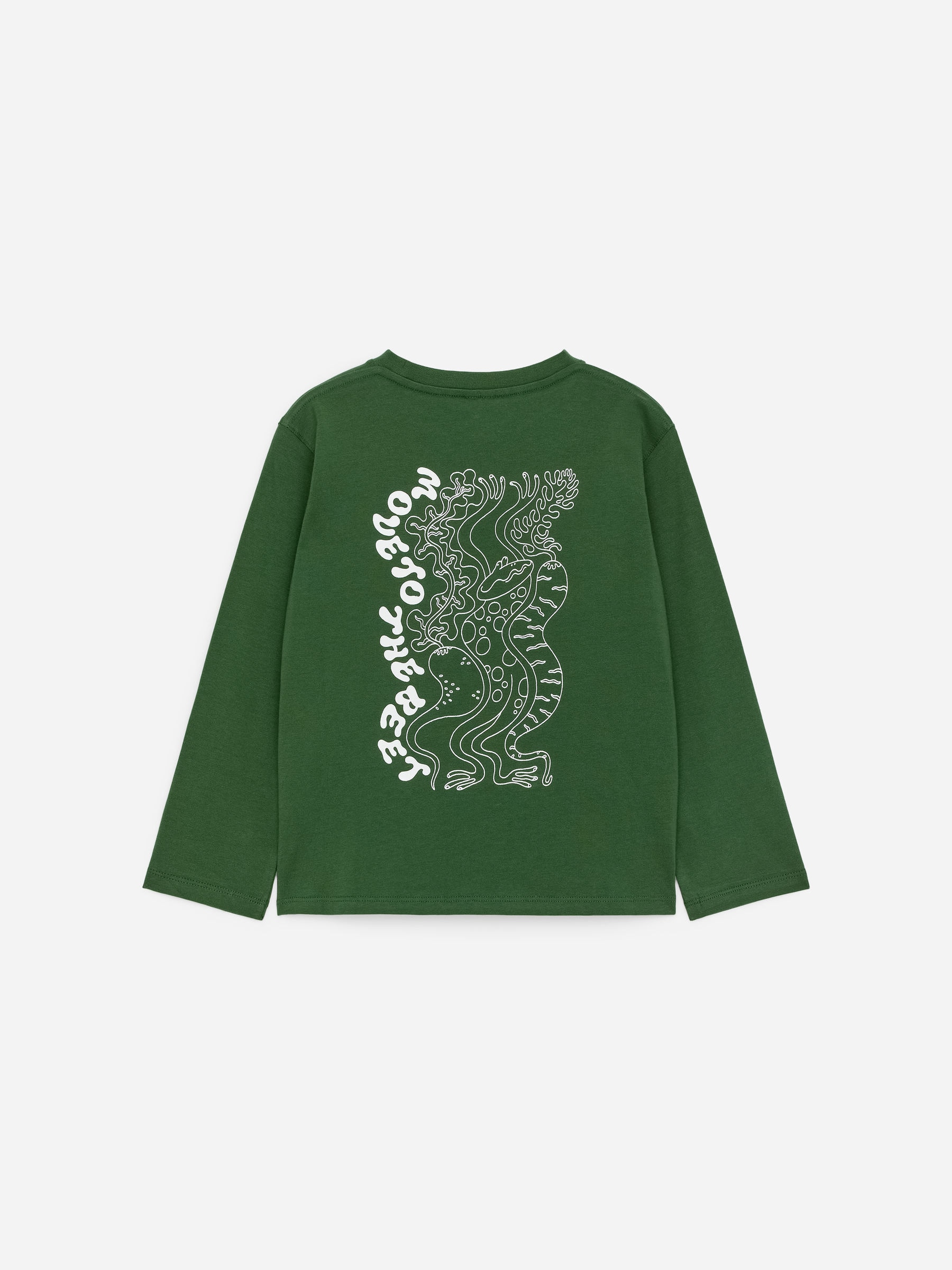 Long-Sleeve T-Shirt - Dark Green - Relaxed fit - Children - StillMedia/DescriptiveStillLife - 1