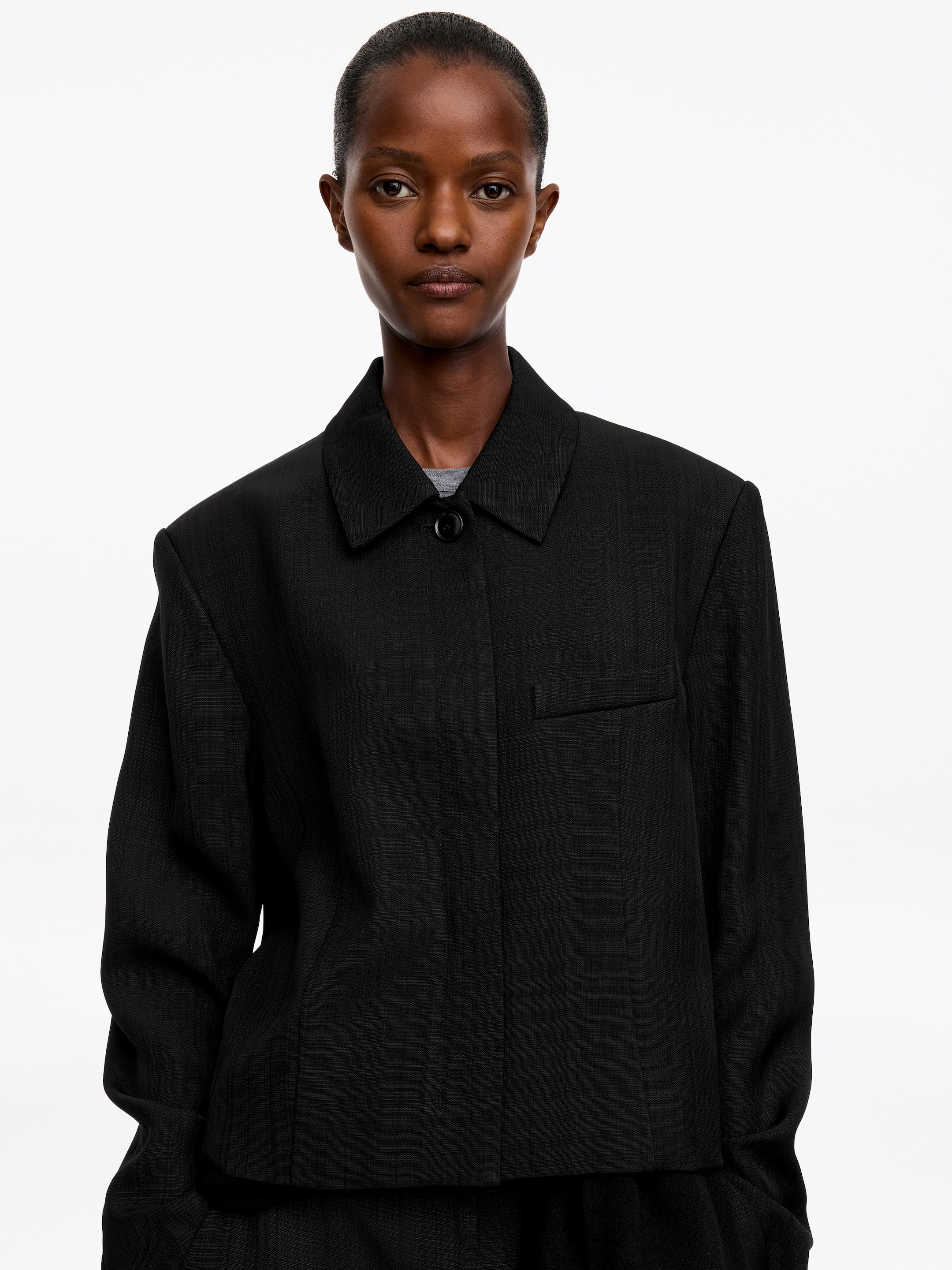 Kurze Jacke - Schwarz - Regular Fit - women - StillMedia/Lookbook - 5