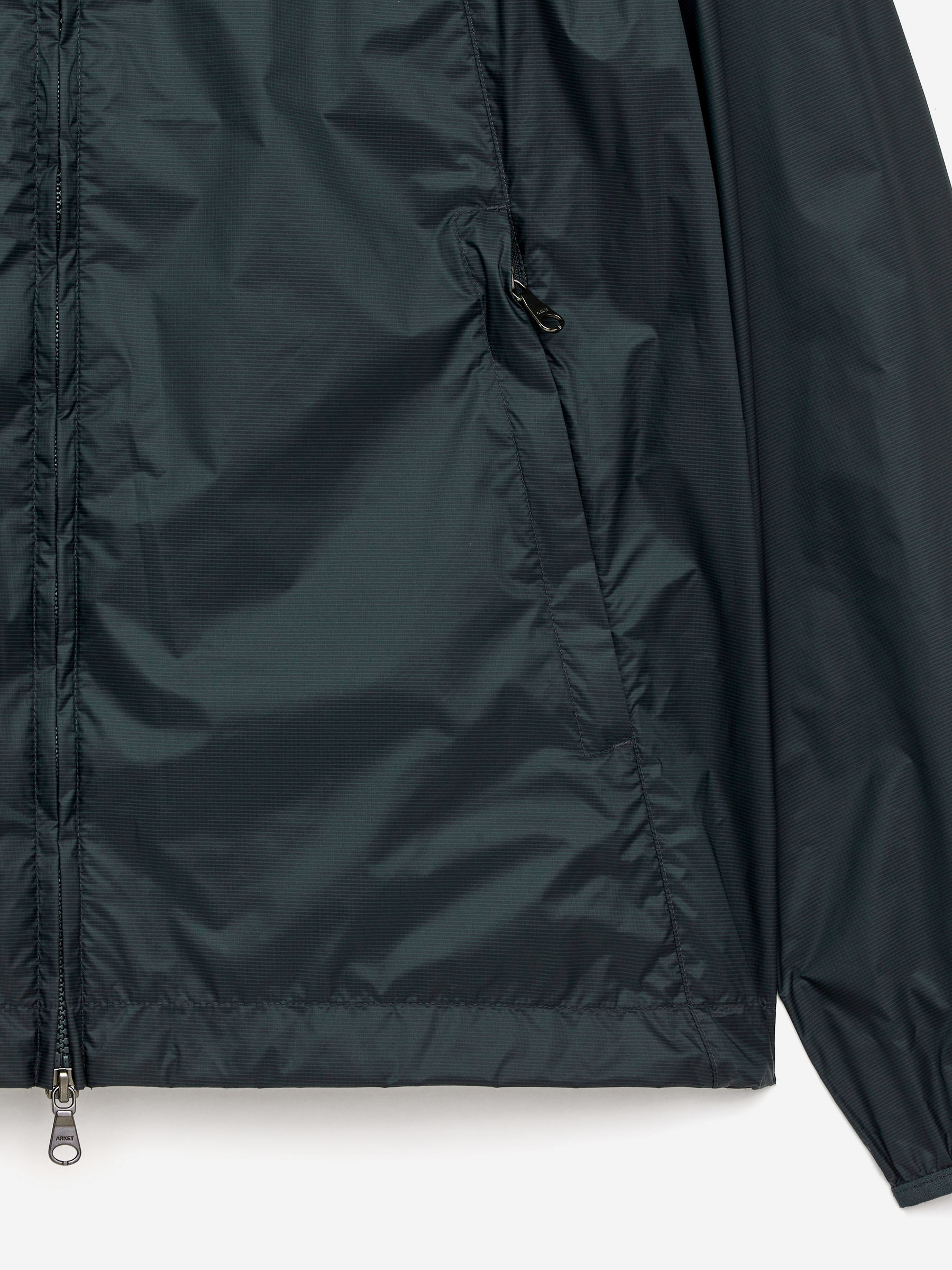 Nylon Windbreaker - Green - Regular fit - Men - StillMedia/DescriptiveDetail - 2