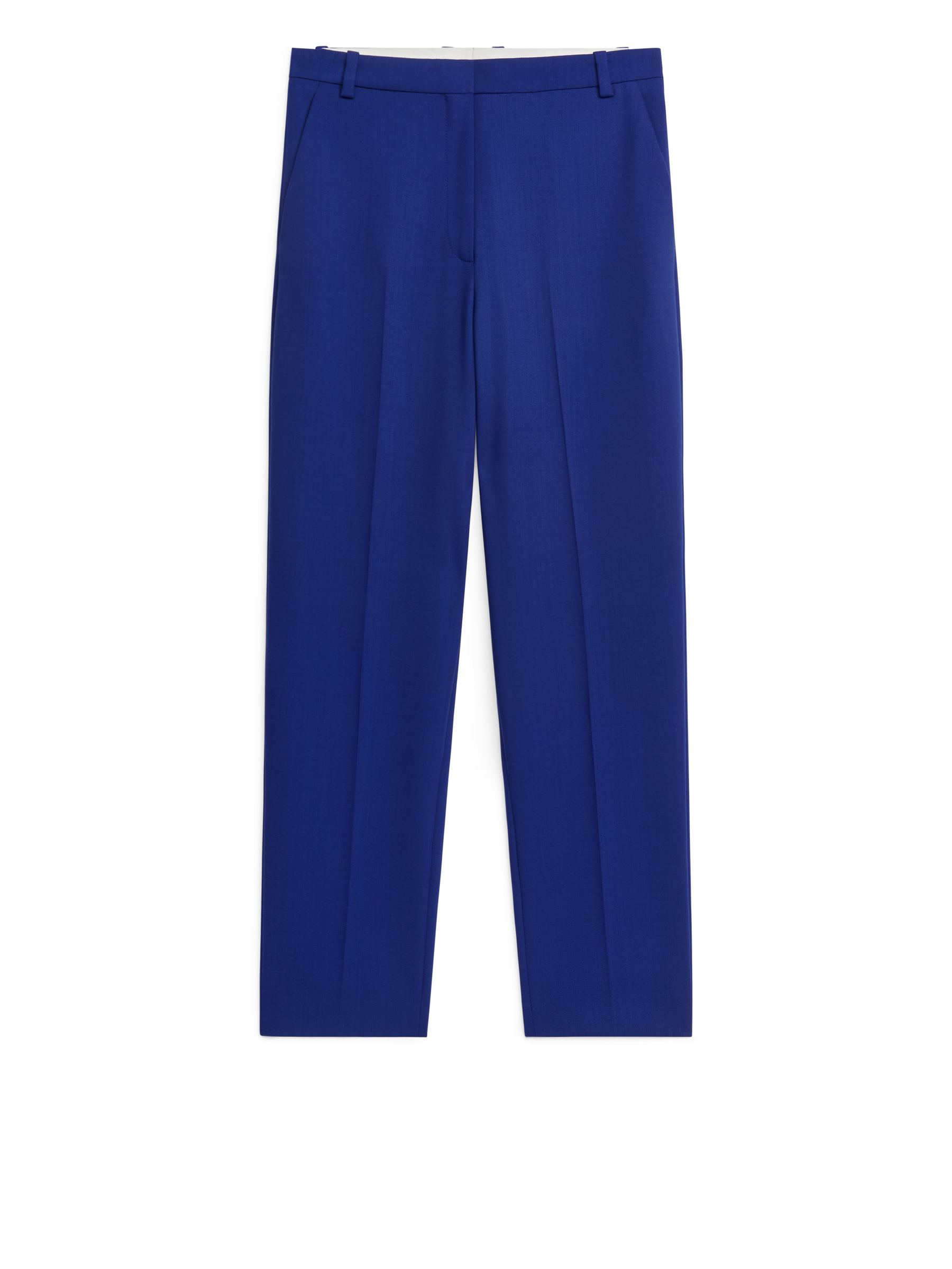 Pantalones de mezcla de lana - Azul - Corte estándar - Women - StillMedia/DescriptiveStillLife - 2