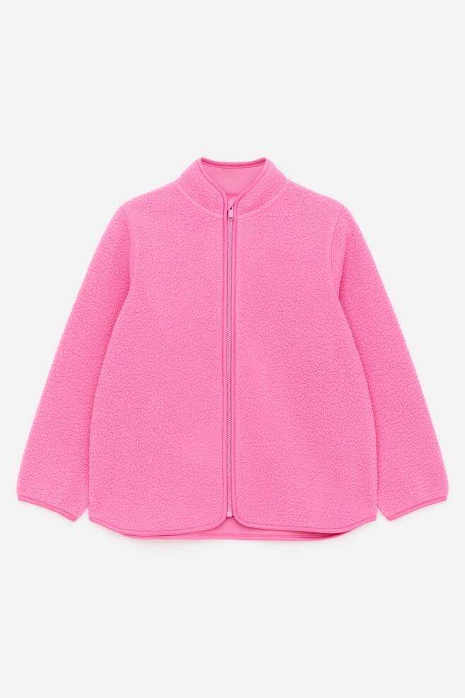 Fleece Jacket - Pink/Blue - 1