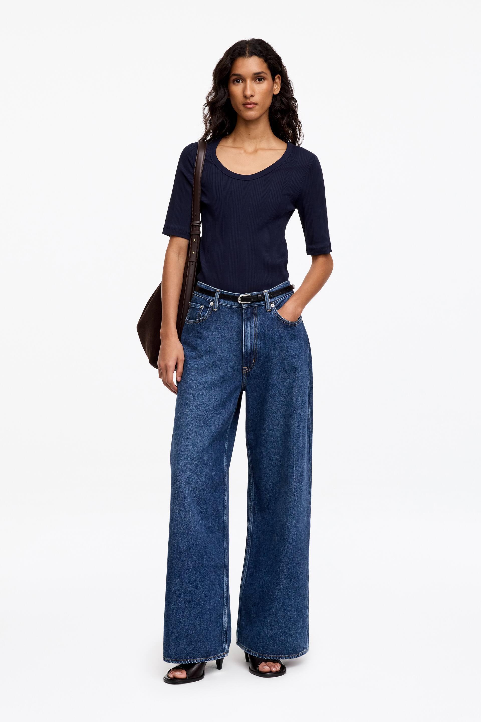Grösseres Bild ansehen: CEDAR Oversized Wide Jeans - Blau | H&M CH 1
