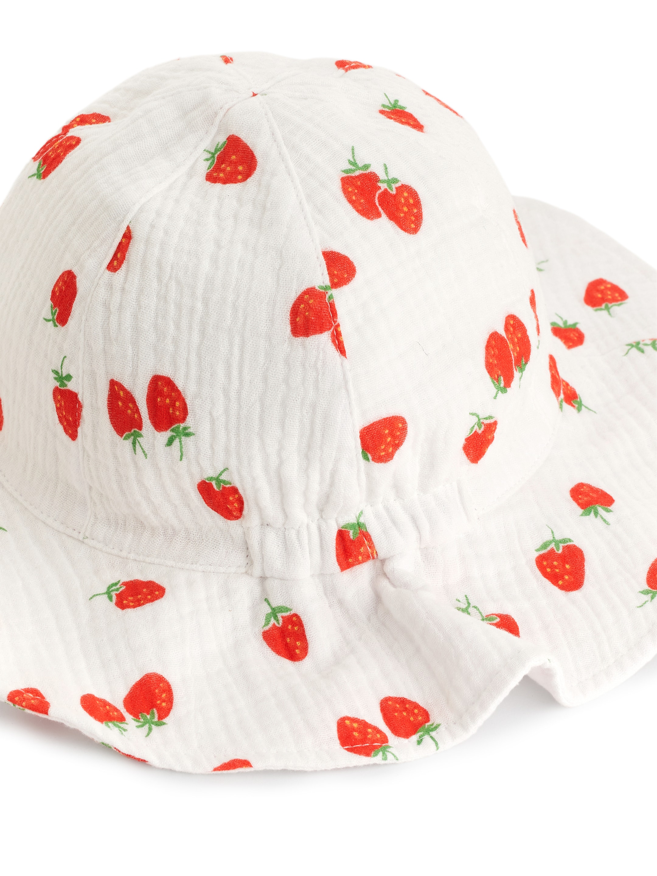 Agrandir l'image: Chapeau de soleil en étamine de coton - Blanc - ENFANT | H&M CH 3