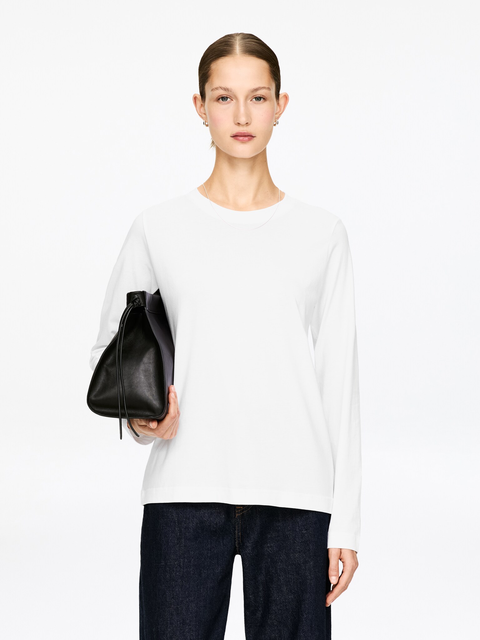 IRIS Signature Long-Sleeve T-Shirt - White/Black/Grey/Pink/Off White/Black - 1