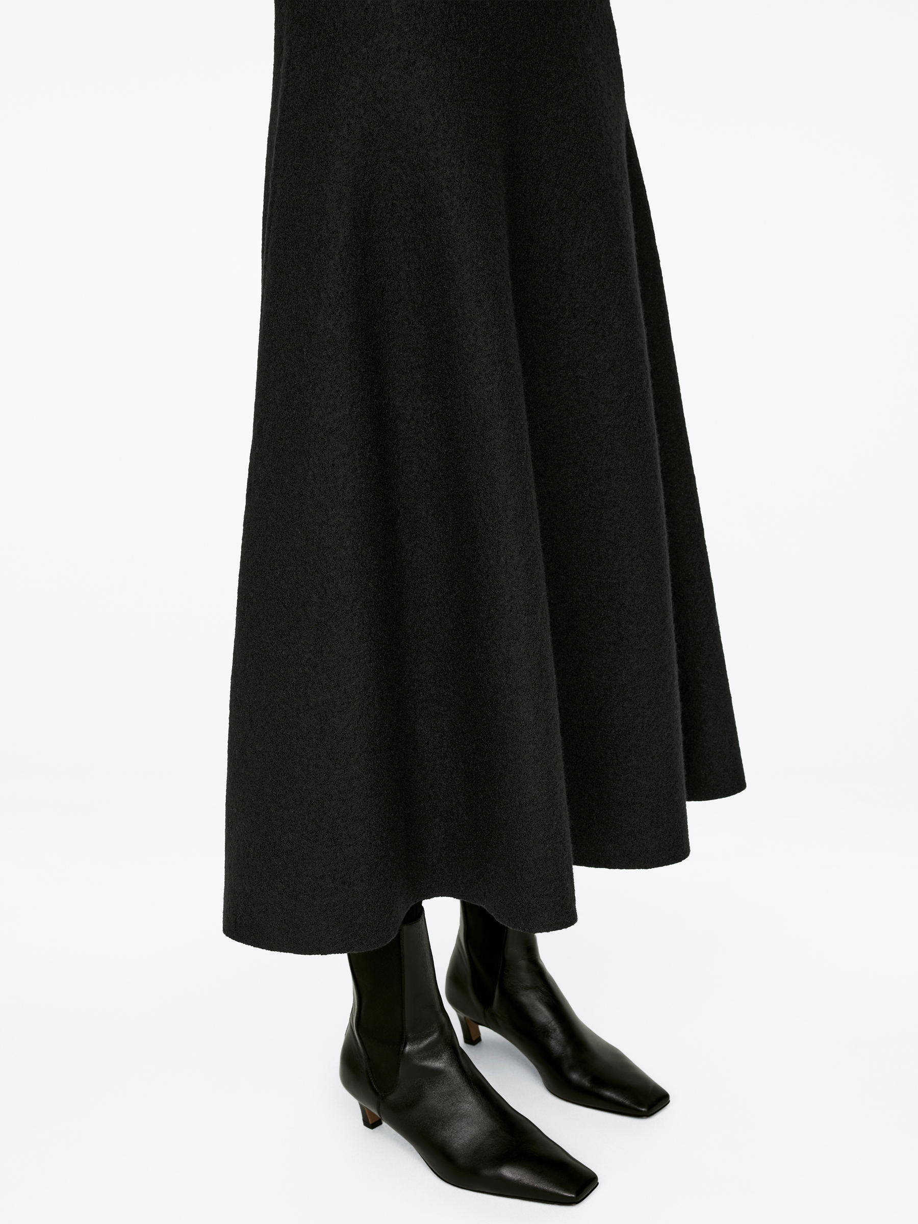 Tellerrock aus Wolle - Schwarz - Regular Fit - Damen - StillMedia/Lookbook - 5