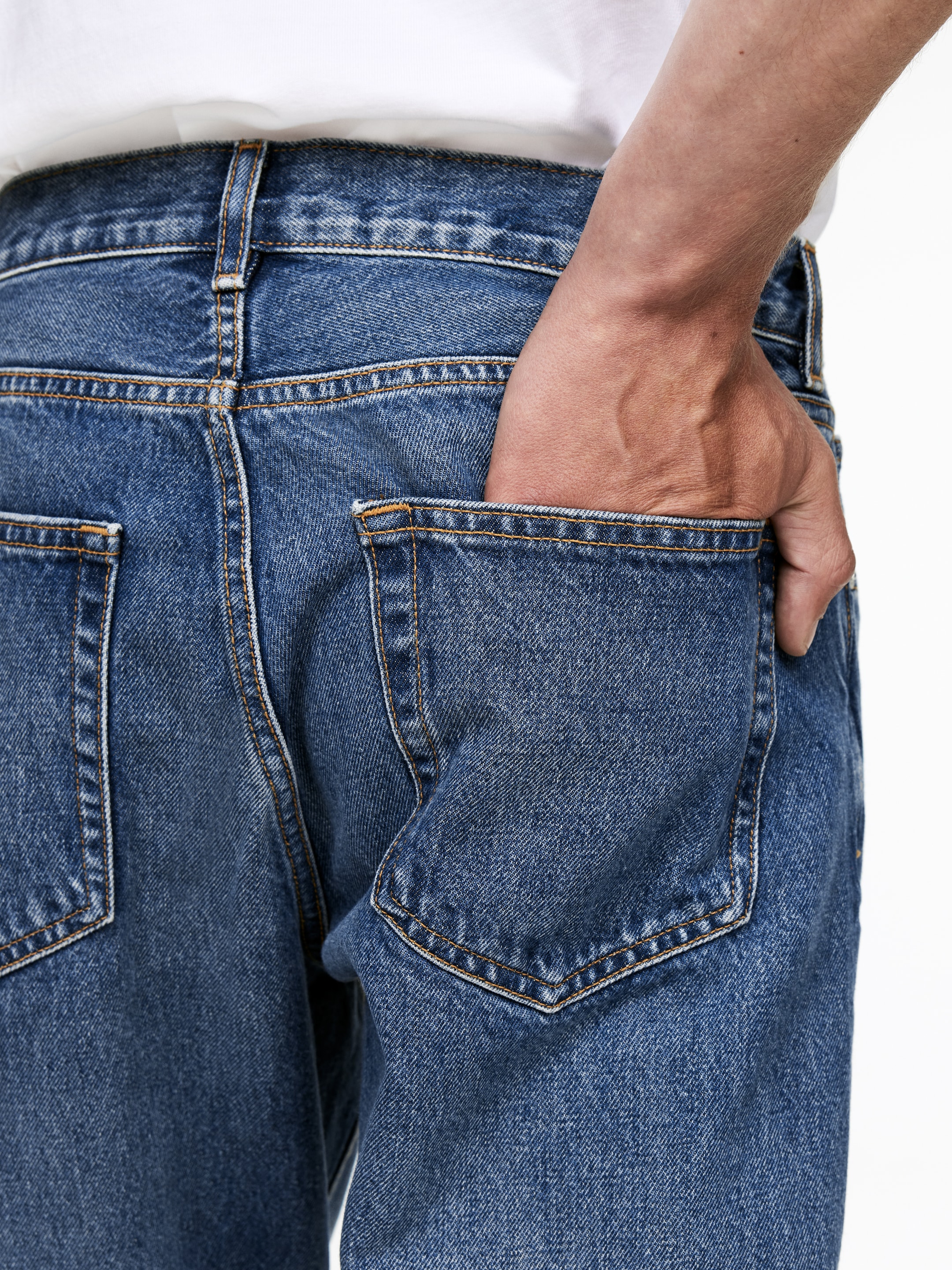 Ingrandisci l'immagine: OCEAN Loose Straight Jeans - Blue - UOMO | H&M CH 3