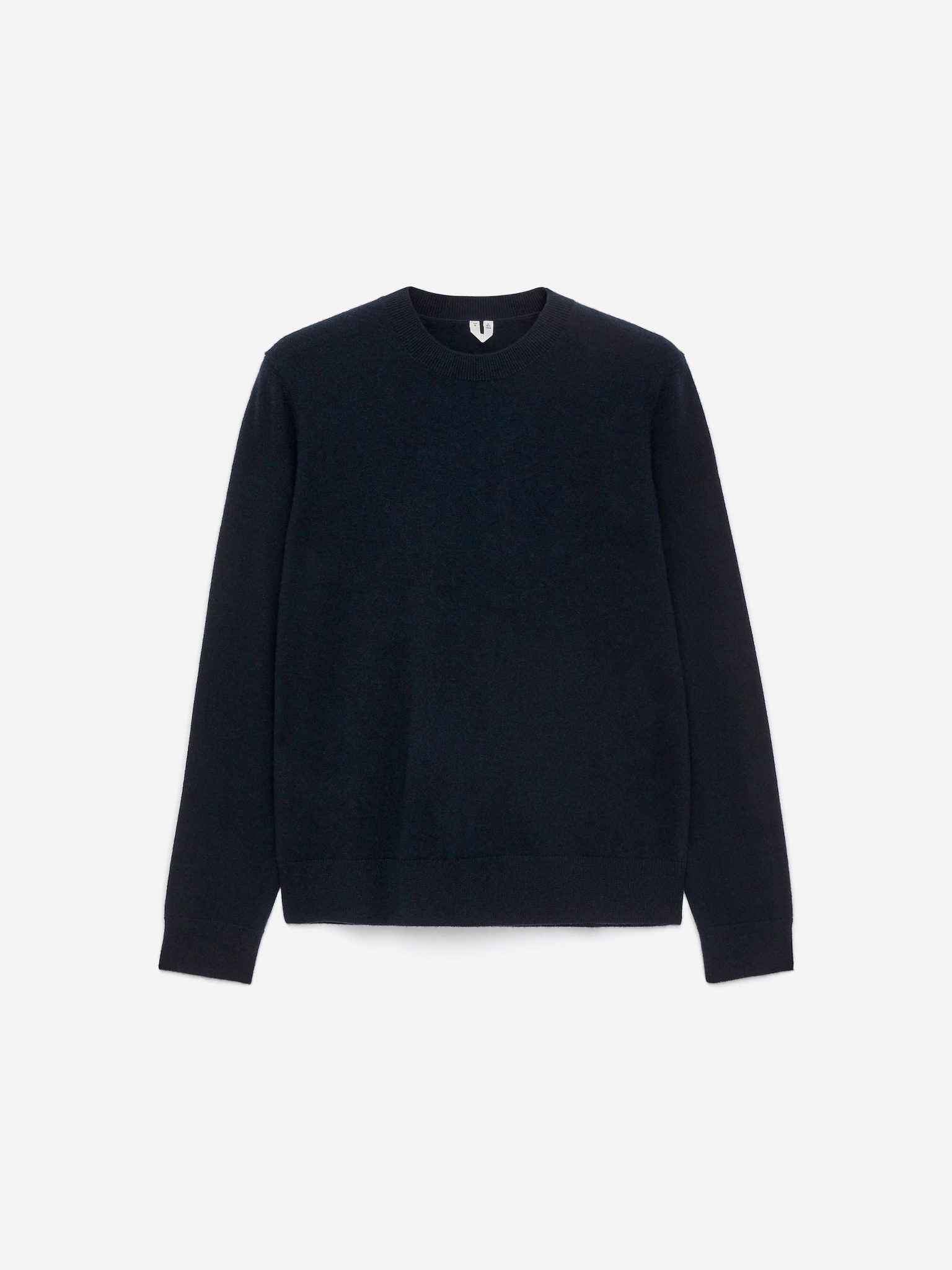 Pull à col rond en cachemire - Bleu foncé - 2
