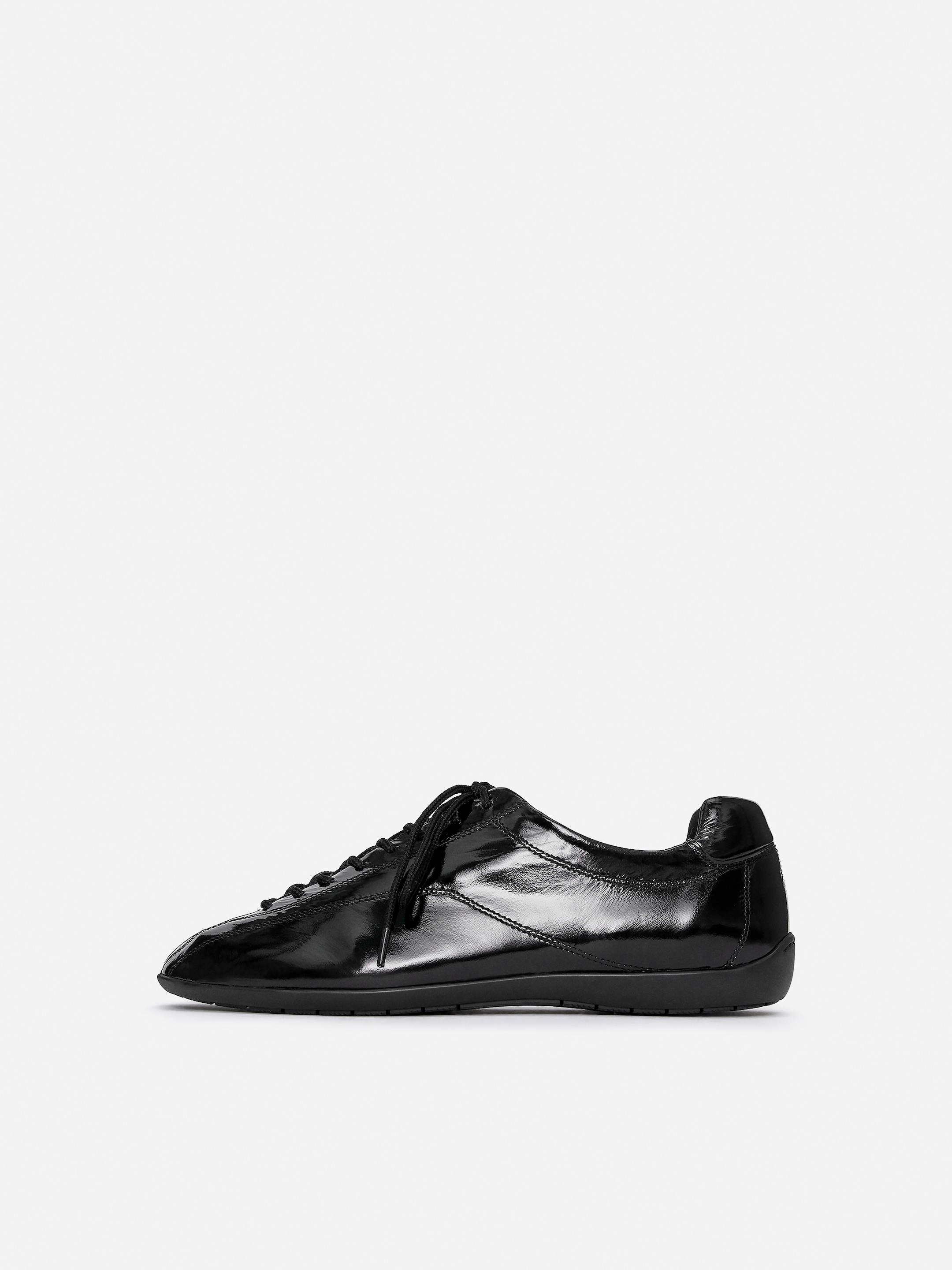 Baskets en cuir - Noir - Femme - StillMedia/DescriptiveStillLife - 1