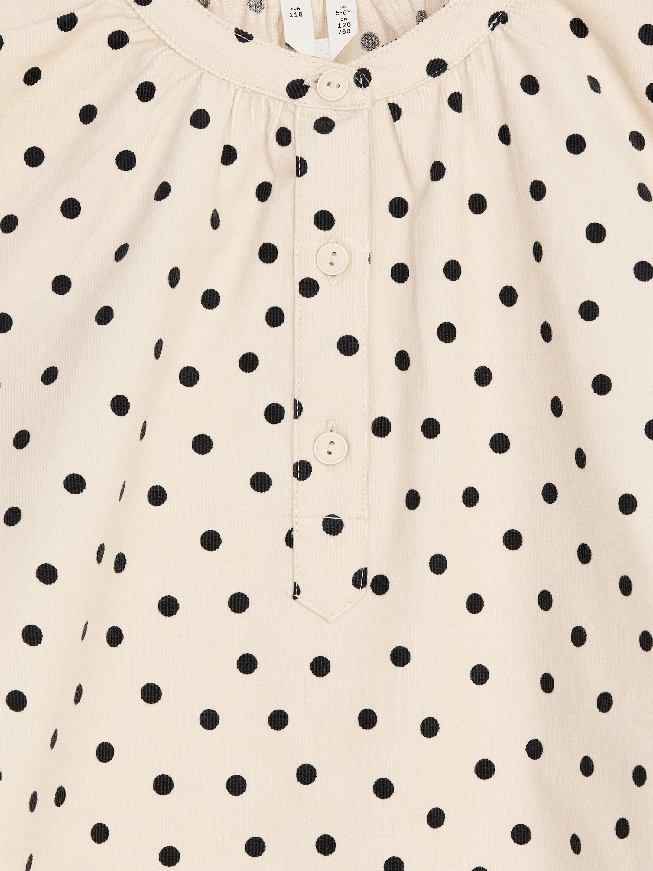 Corduroy Blouse - Beige/Black - Loose fit - children - StillMedia/DescriptiveDetail - 2