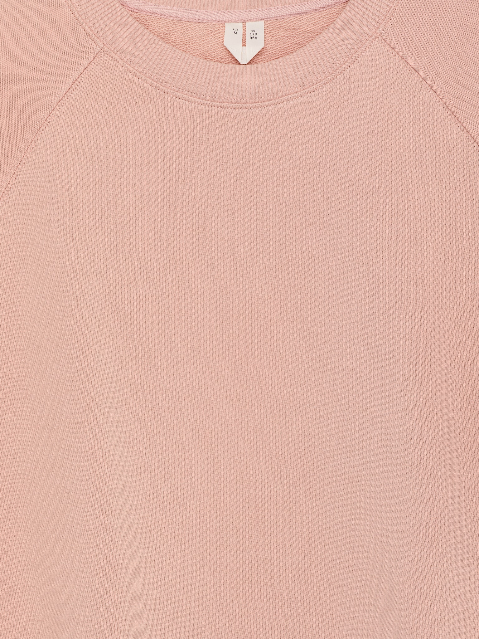 French Terry Sweatshirt - Soft Pink/Off White/Blue/Grey Melange - 3