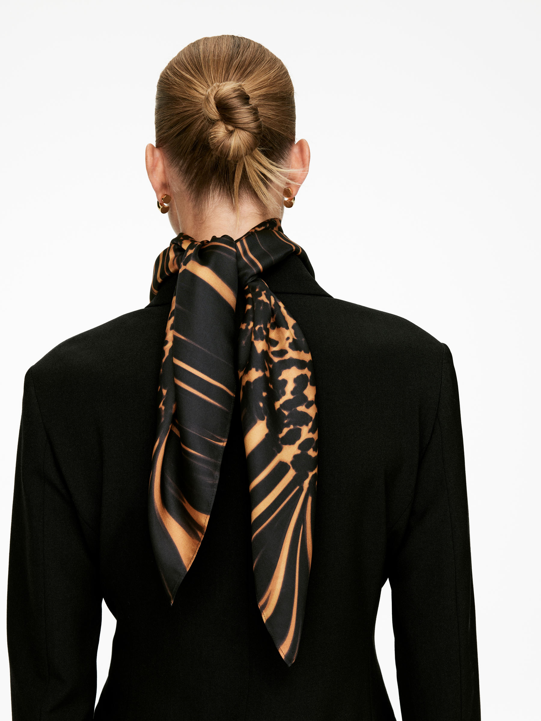 Silk Scarf - Orange/Brown - Women - StillMedia/Lookbook - 5