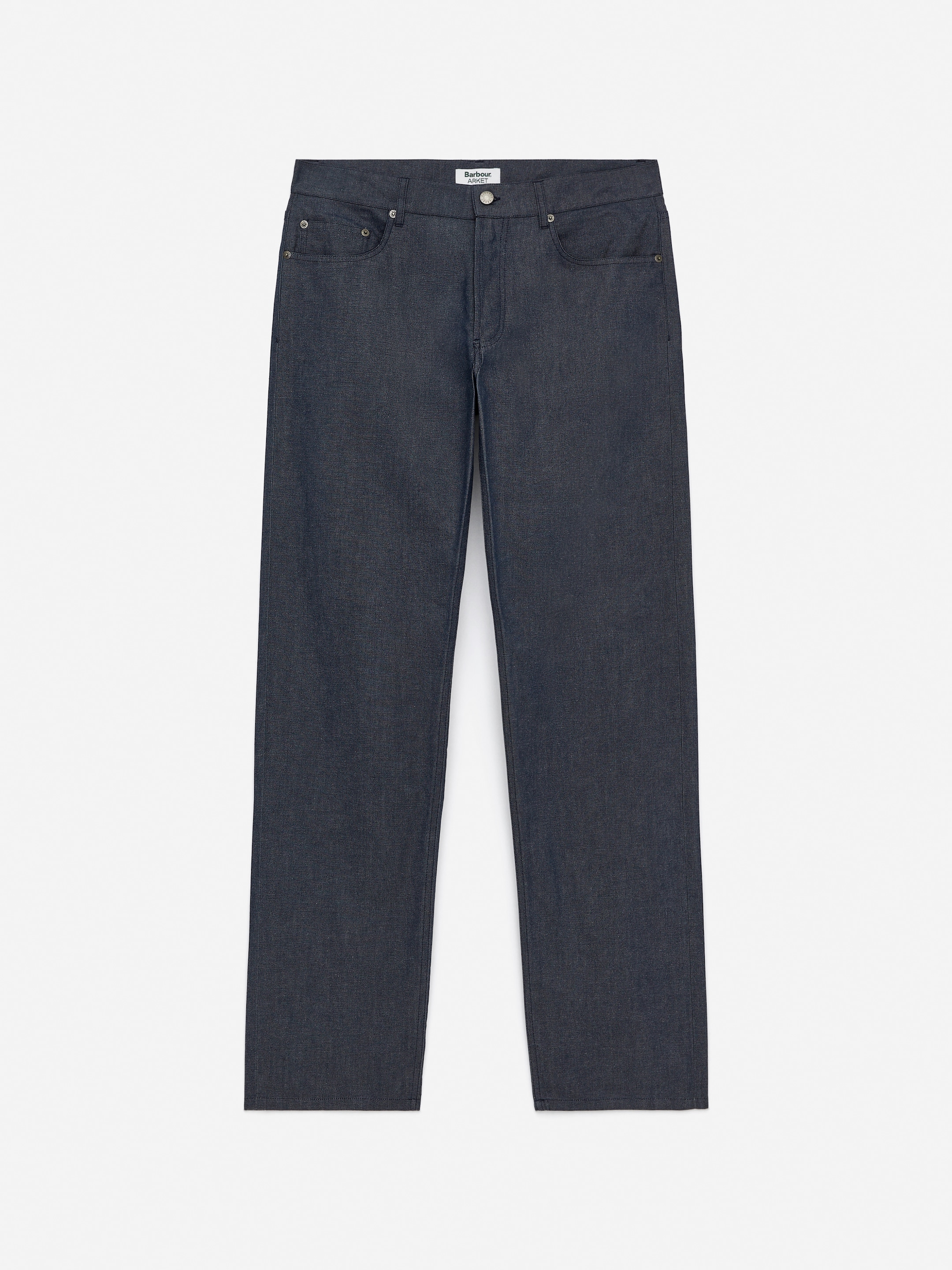 ARKET und Barbour gewachste Loose Straight Jeans - Blau - Loose Fit - Herren - StillMedia/DescriptiveStillLife - 2