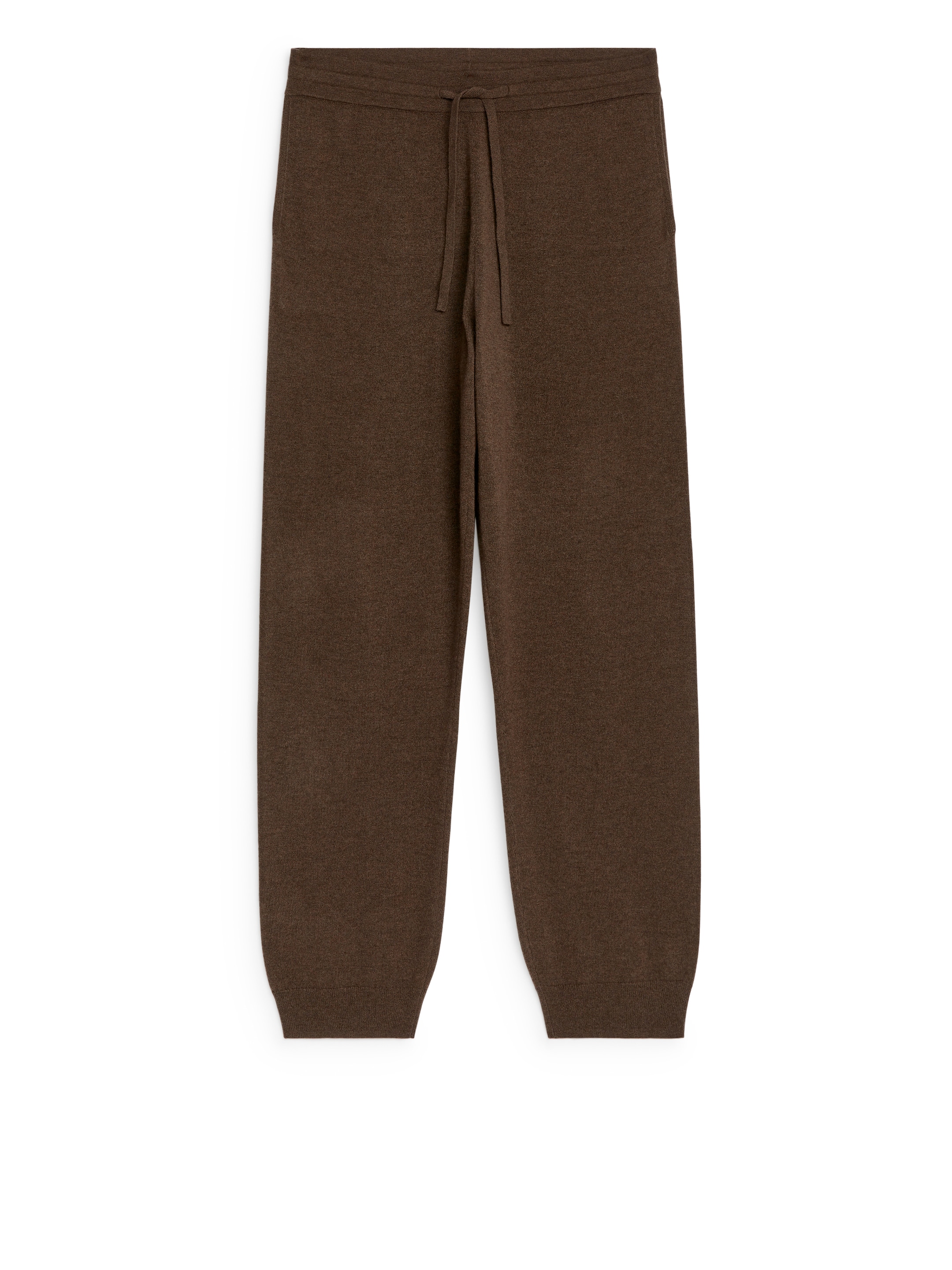 Ingrandisci l'immagine: Wool Cashmere Knitted Trousers - Dark Mole - UOMO | H&M CH 1