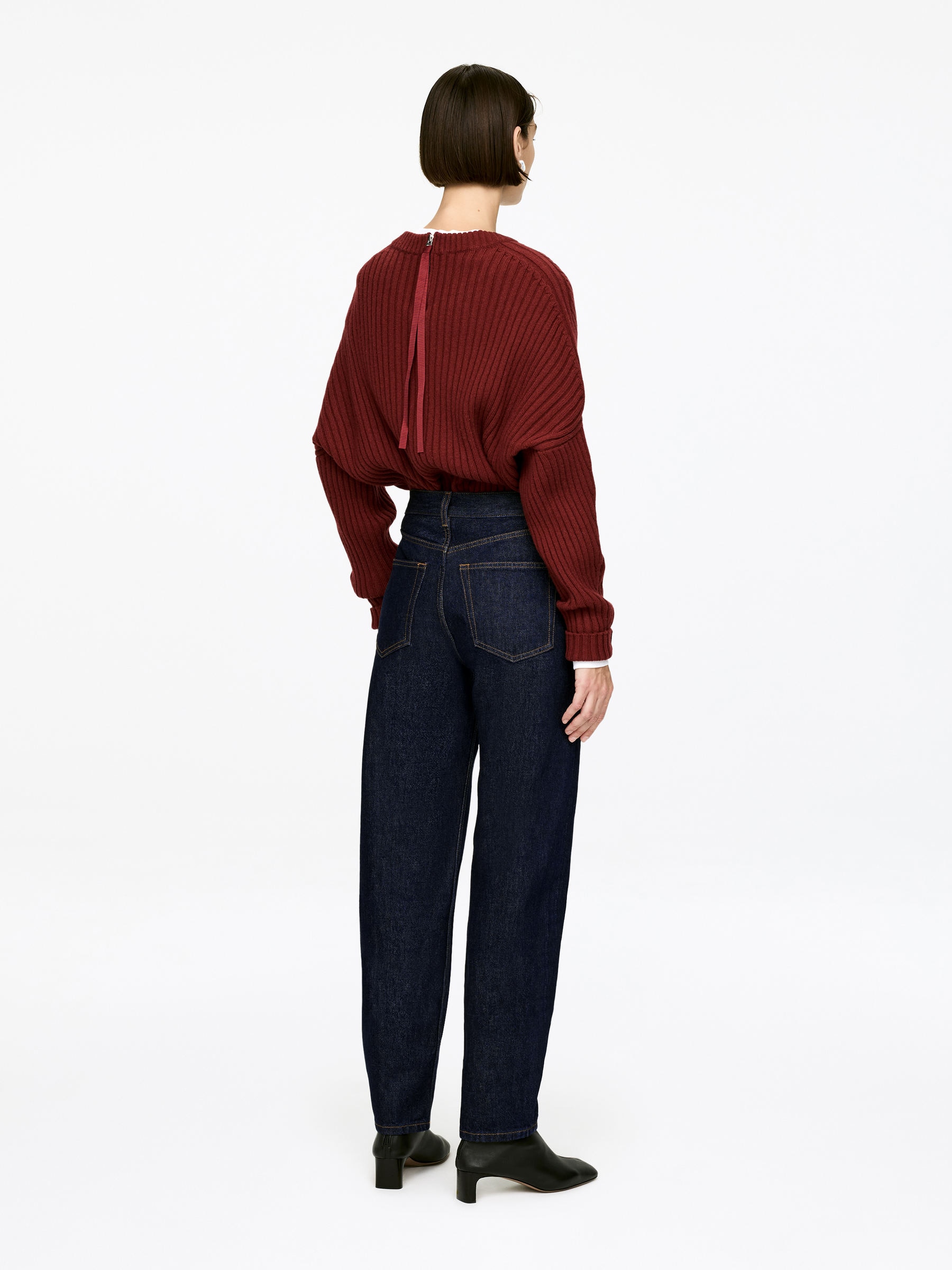 VIOLET Tapered Jeans - Dunkelblau - Regular Fit - Damen - StillMedia/Lookbook - 6