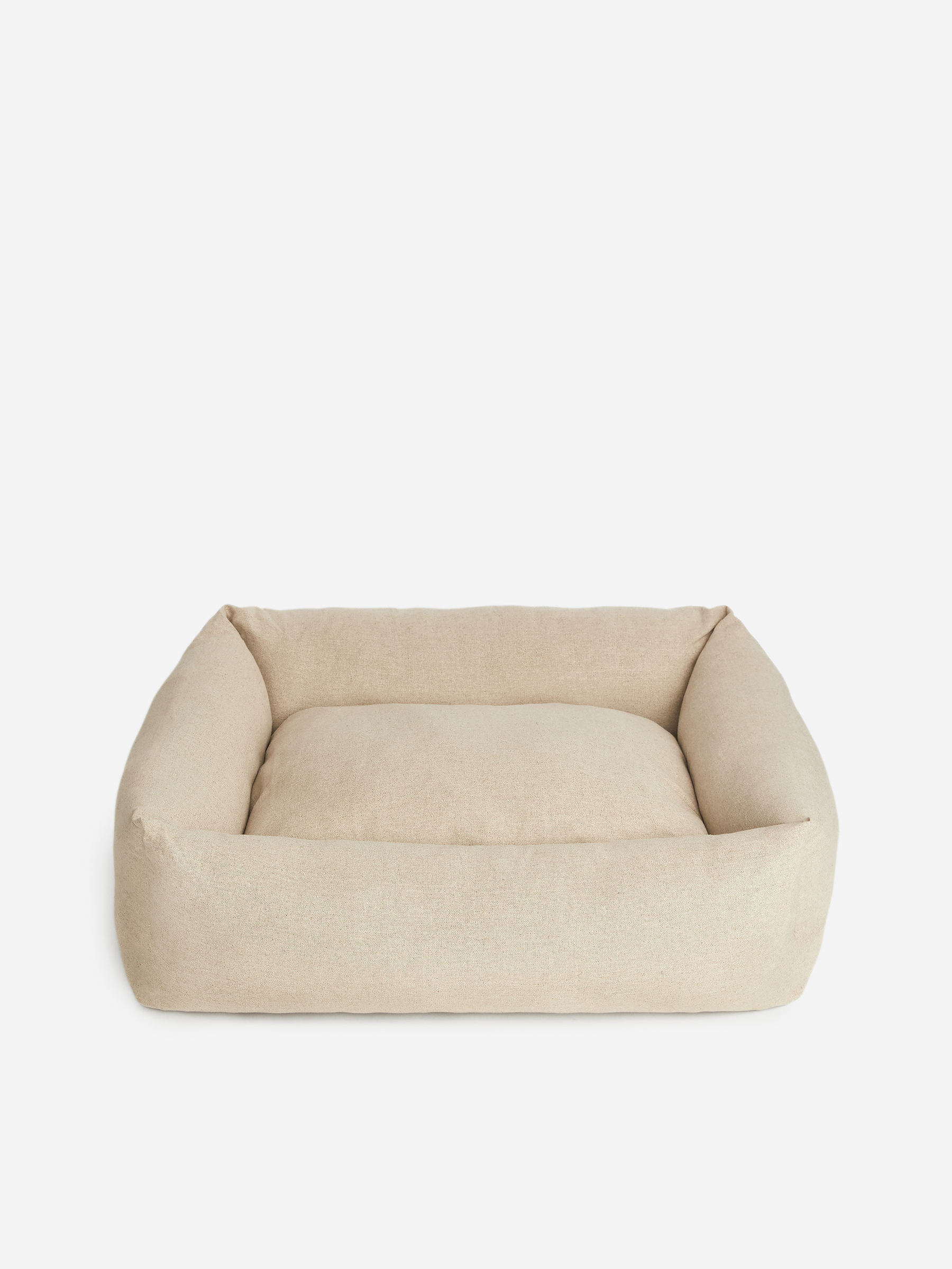 Padded Dog Bed Large-#D0C2AA-7335