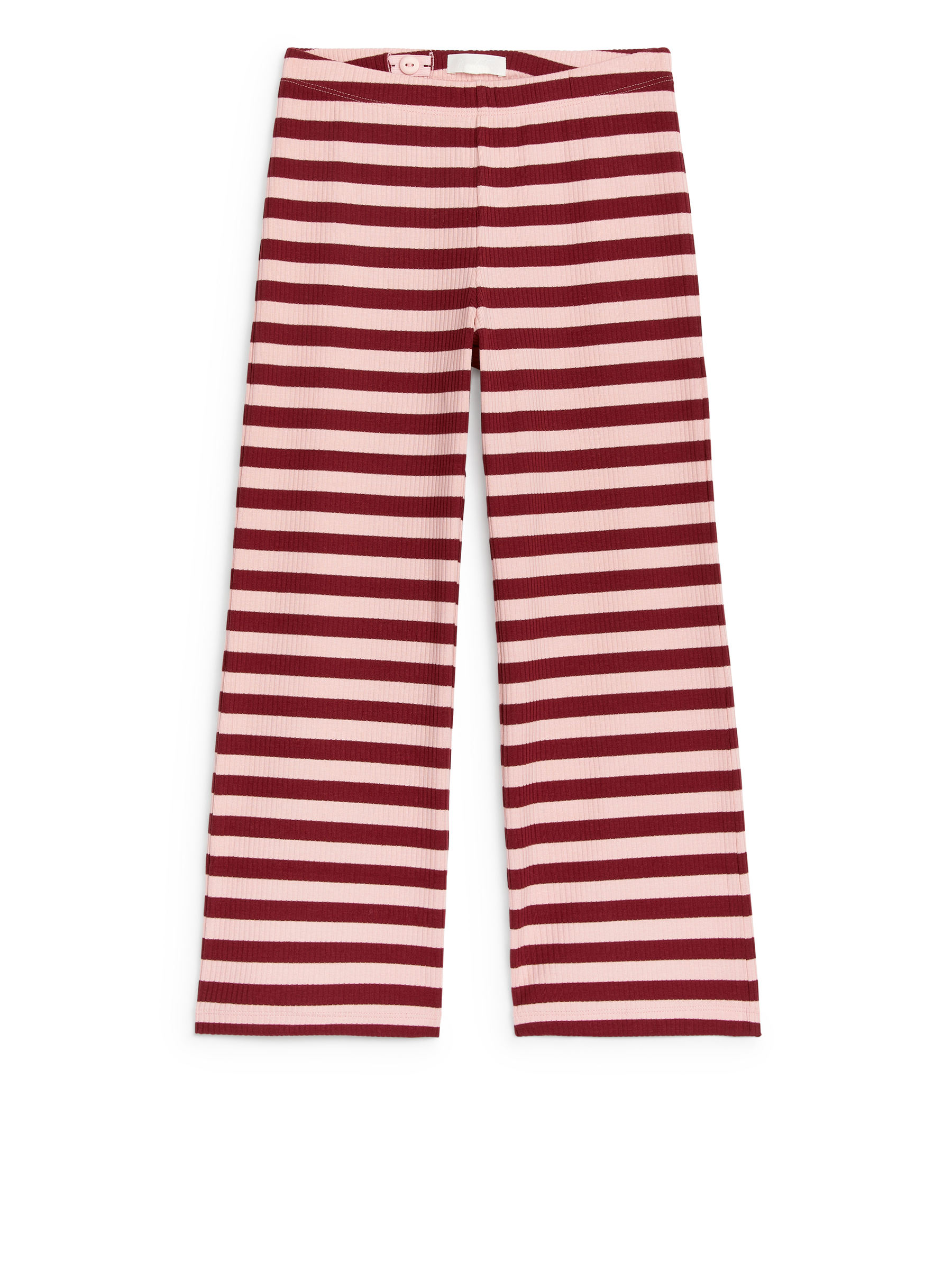 Gerippte Baumwollhose - Burgunderrot/Rosa - Regular Fit - Kinder - StillMedia/DescriptiveStillLife - 3