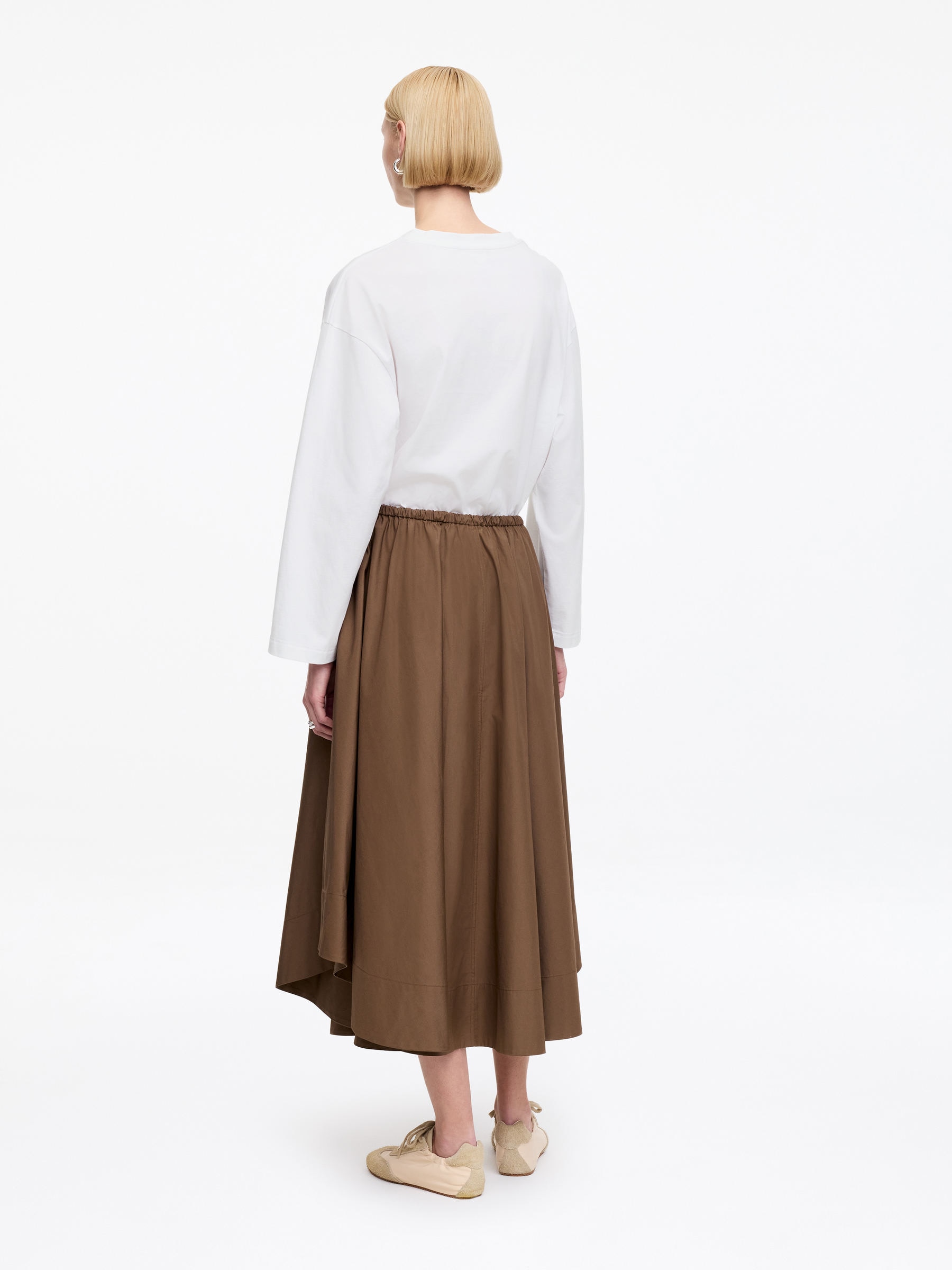 Camiseta de cuello en V - Blanco - Corte holgado - Women - StillMedia/Lookbook - 3