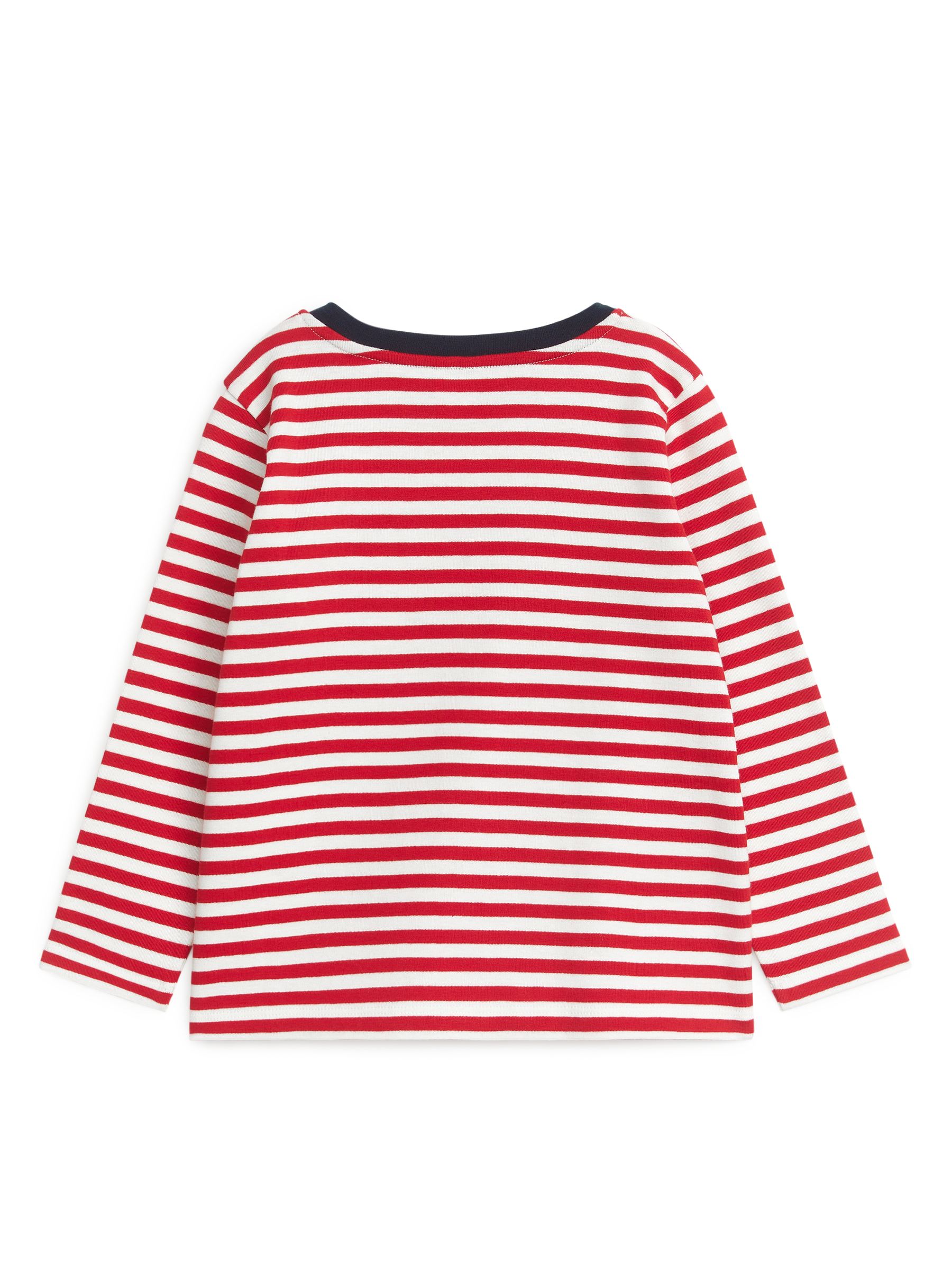 Langarm-T-Shirt - Rot/Ecru - Regular Fit - Kinder - StillMedia/DescriptiveStillLife - 2