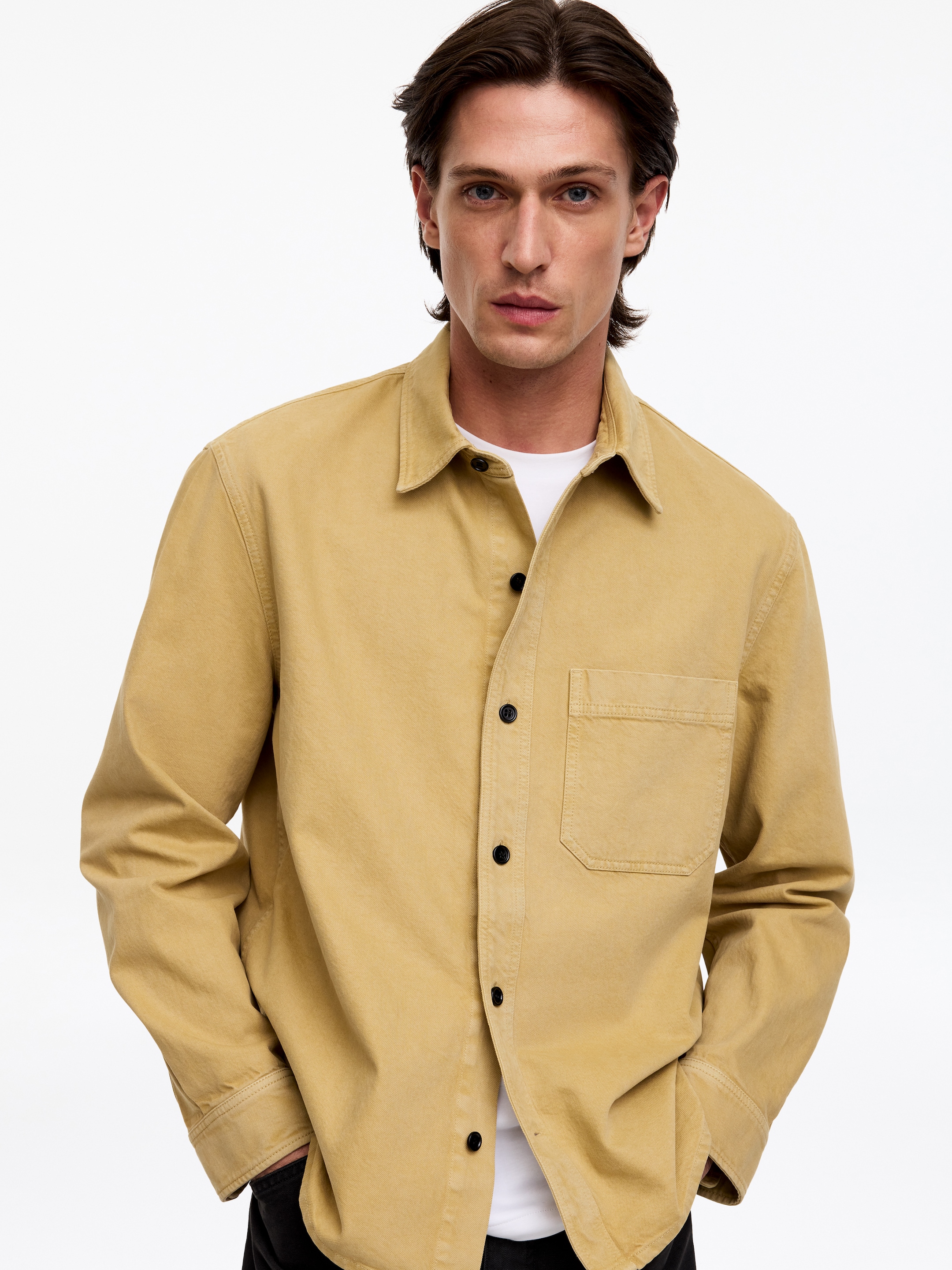 Overshirt aus Twill - Kamel - Regular Fit - men - StillMedia/Lookbook - 5