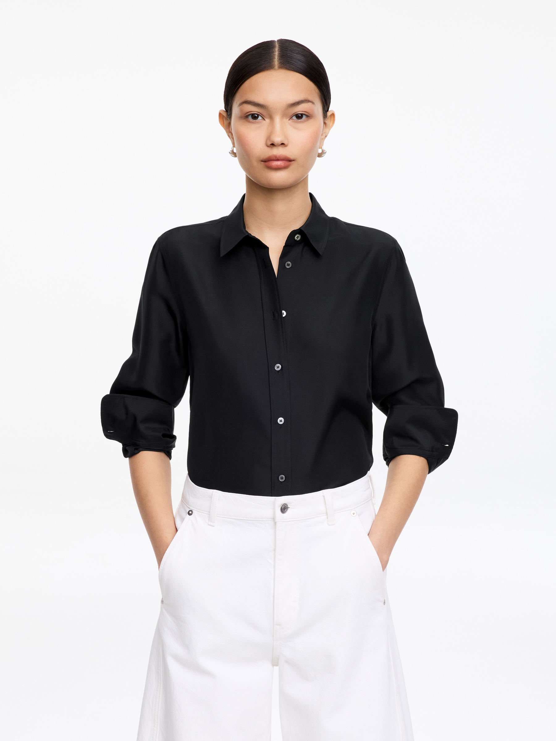Silk Shirt-#272627-18282